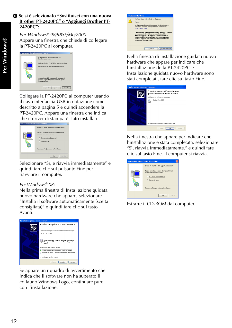 Brother PT-2420PC User Manual | Page 200 / 280