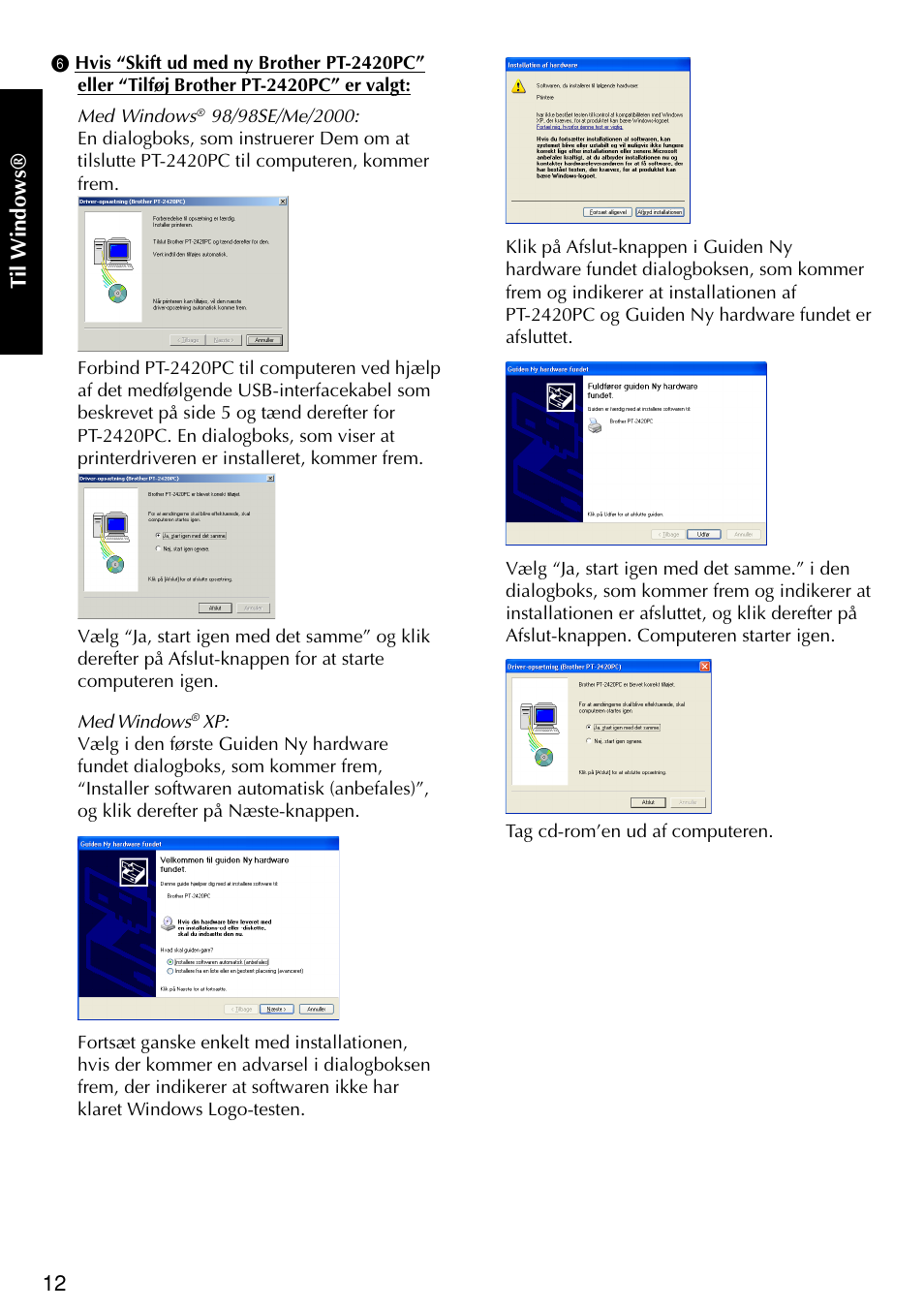 Brother PT-2420PC User Manual | Page 260 / 280