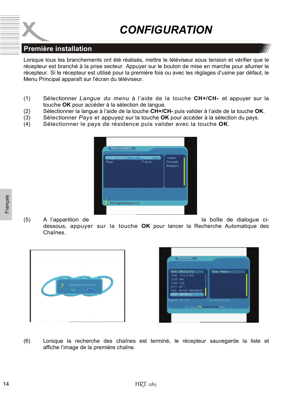 Configuration | Xoro HRT 1285 User Manual | Page 100 / 134