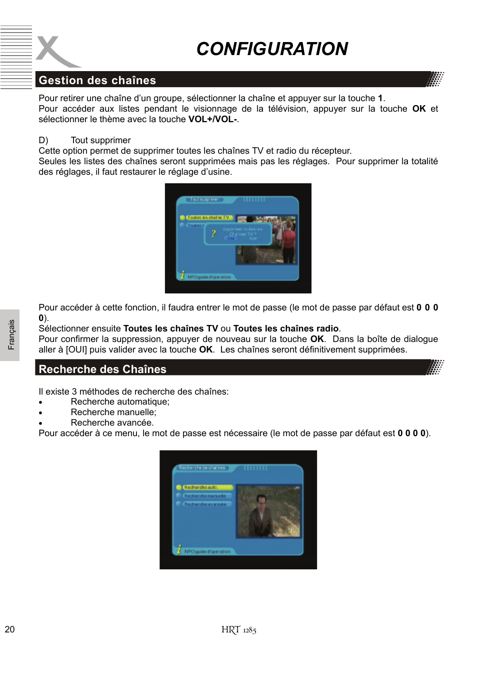 Configuration | Xoro HRT 1285 User Manual | Page 106 / 134