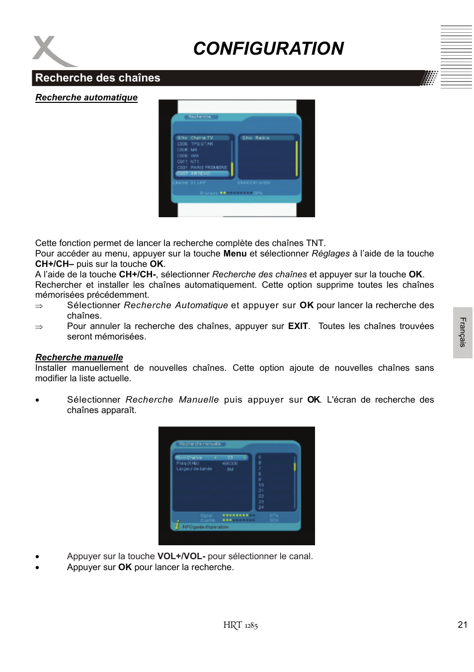 Configuration | Xoro HRT 1285 User Manual | Page 107 / 134