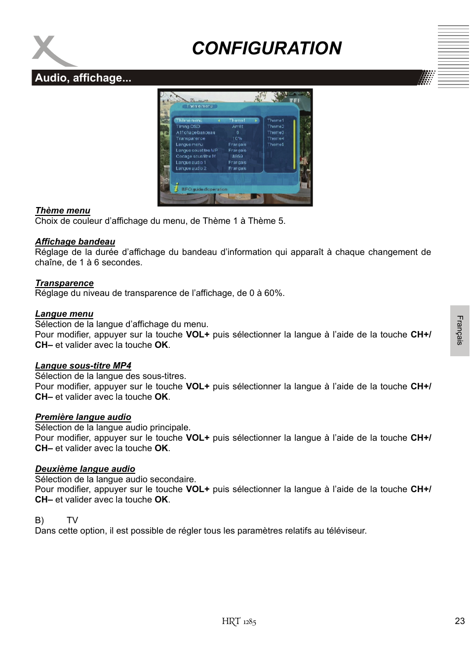 Configuration | Xoro HRT 1285 User Manual | Page 109 / 134