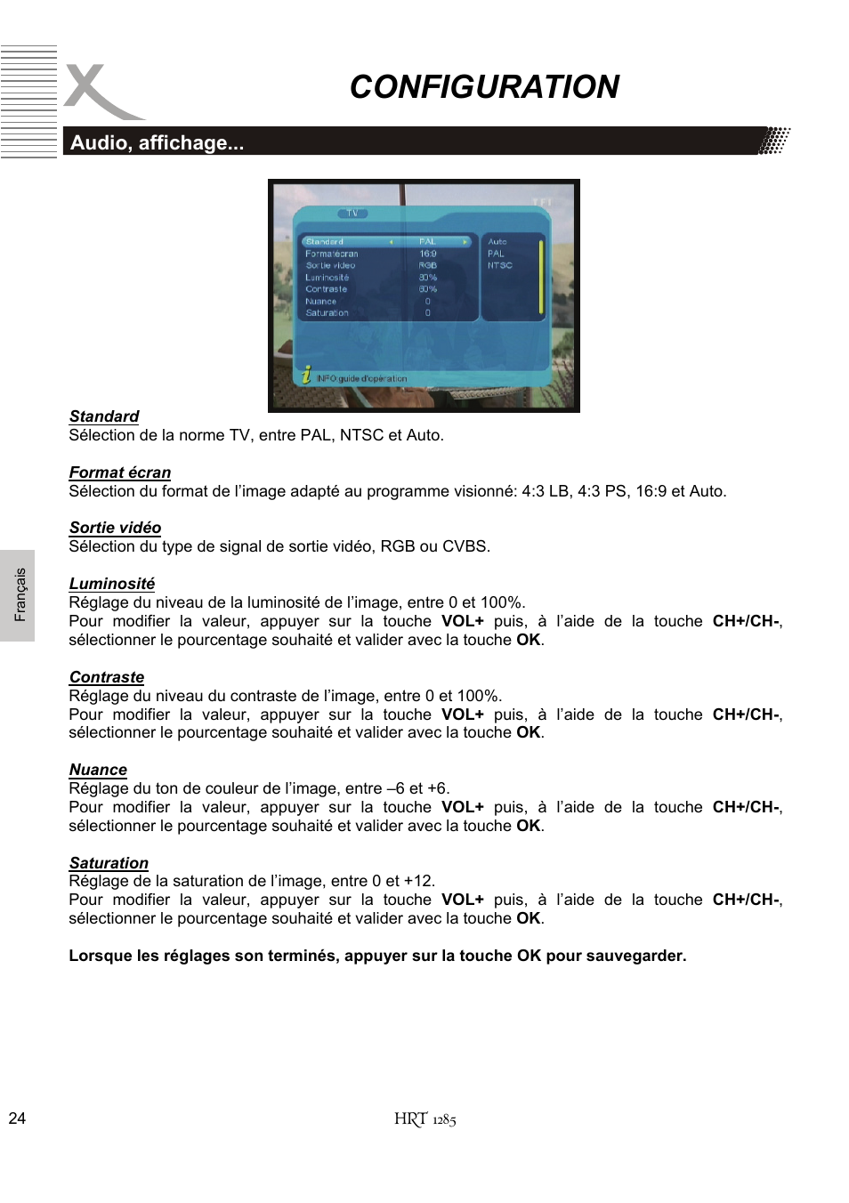 Configuration | Xoro HRT 1285 User Manual | Page 110 / 134