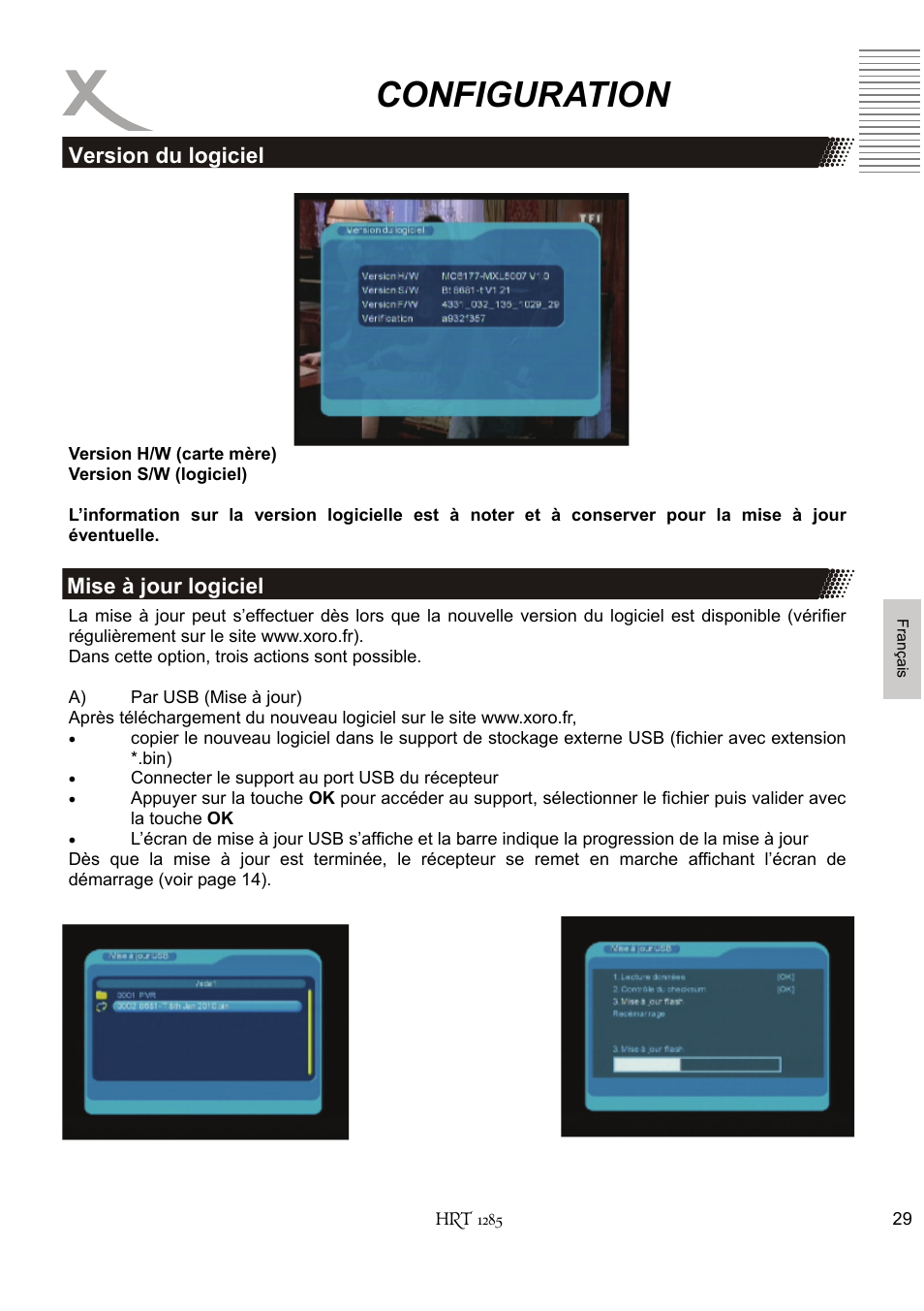 Configuration | Xoro HRT 1285 User Manual | Page 115 / 134