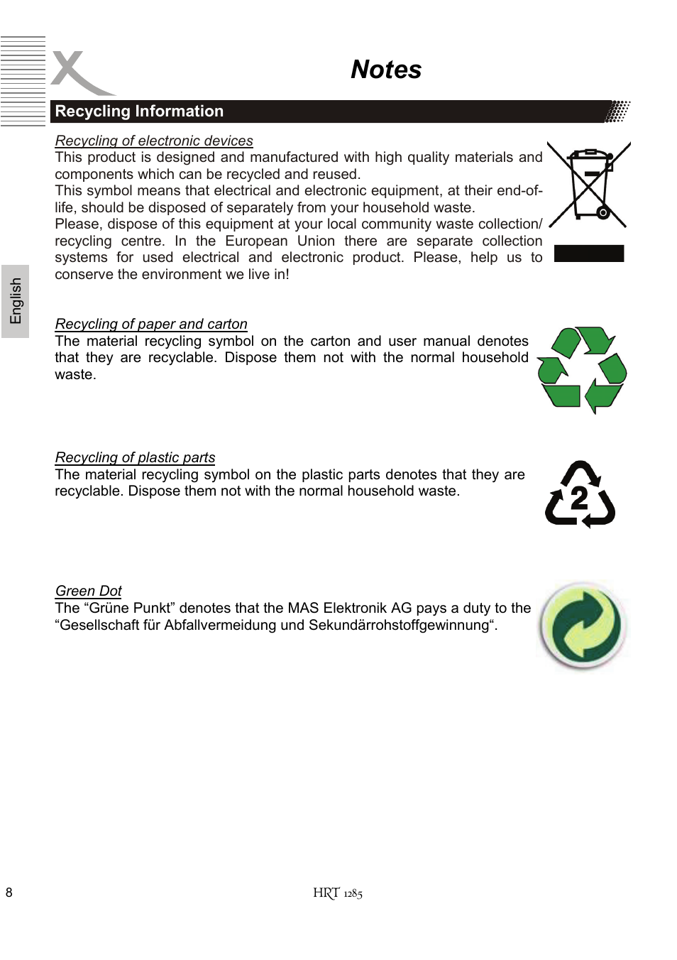 Xoro HRT 1285 User Manual | Page 60 / 134