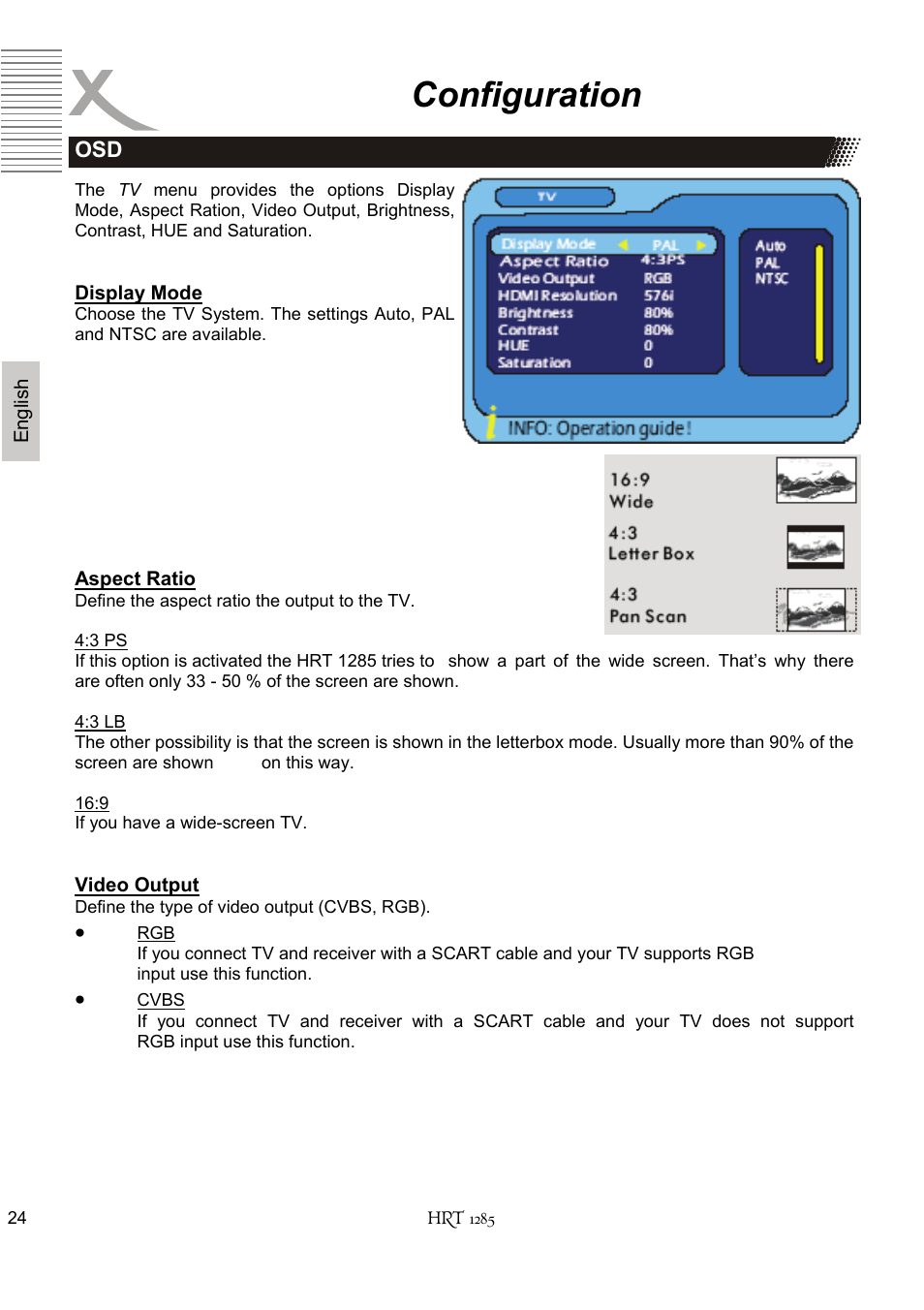 Configuration | Xoro HRT 1285 User Manual | Page 76 / 134
