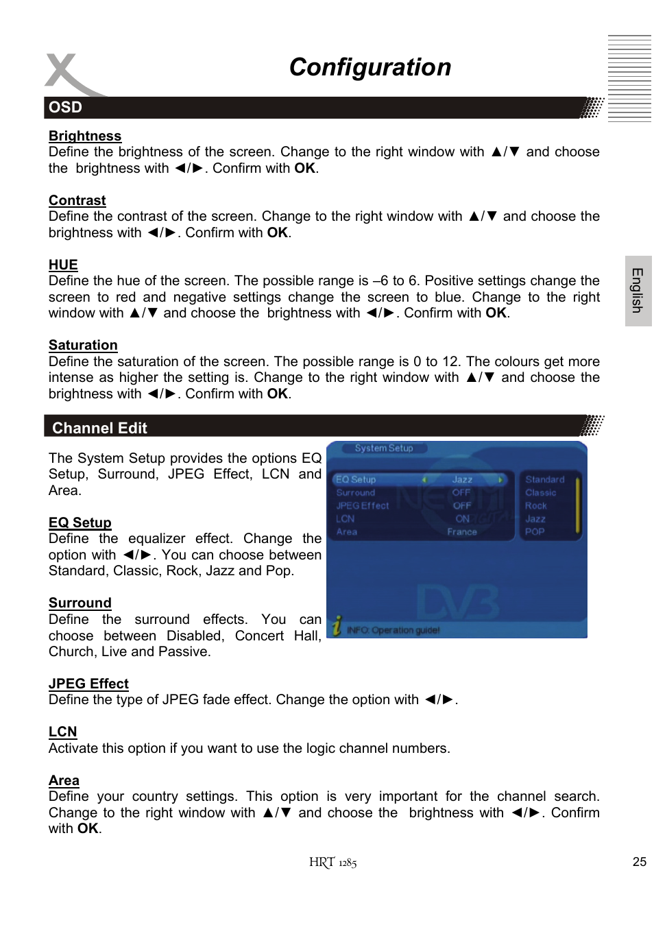 Configuration | Xoro HRT 1285 User Manual | Page 77 / 134
