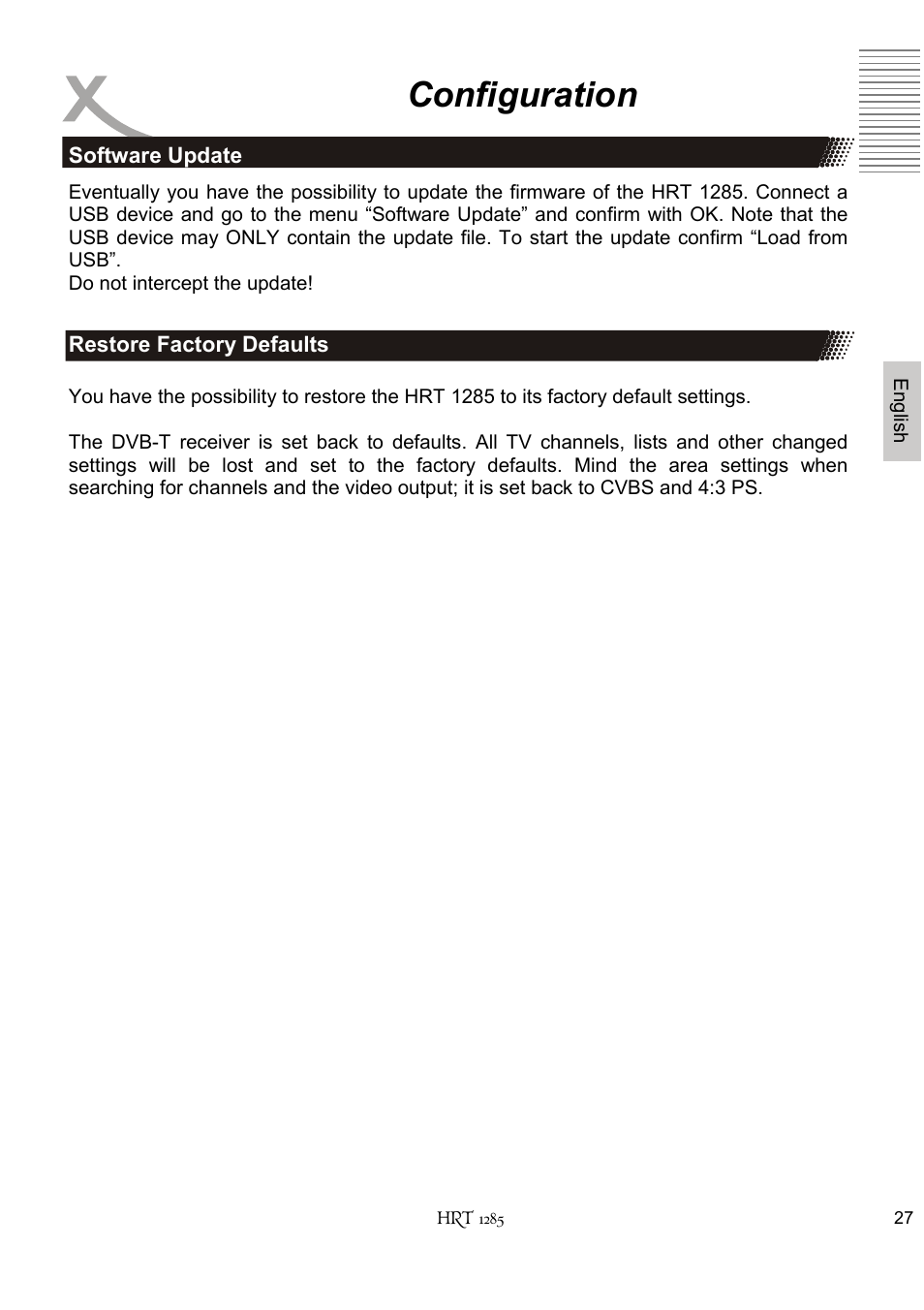 Configuration | Xoro HRT 1285 User Manual | Page 79 / 134