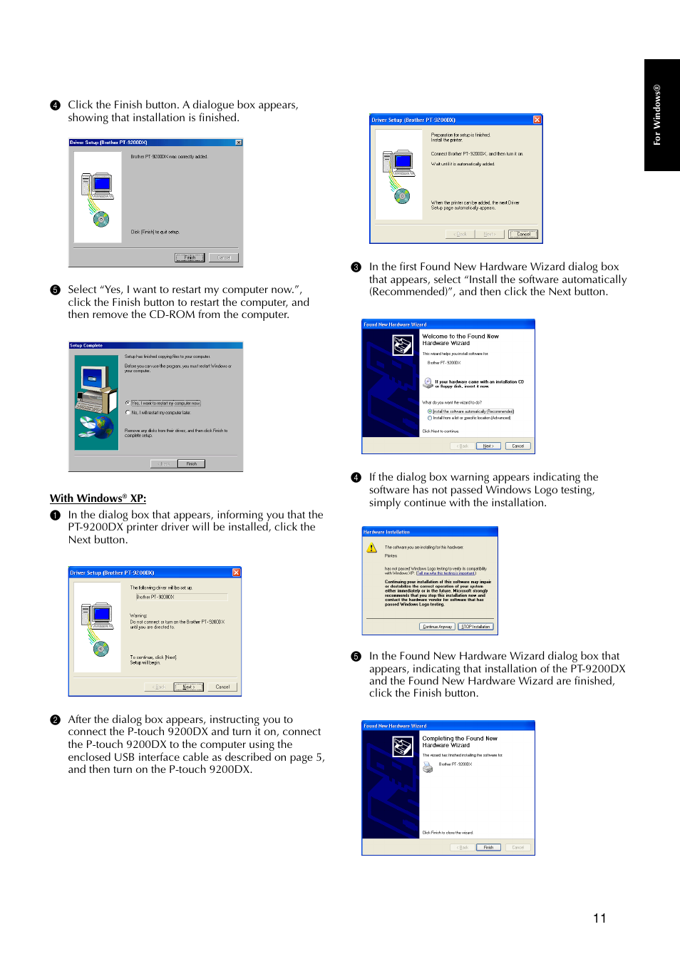 Brother PT-9200DX User Manual | Page 15 / 156