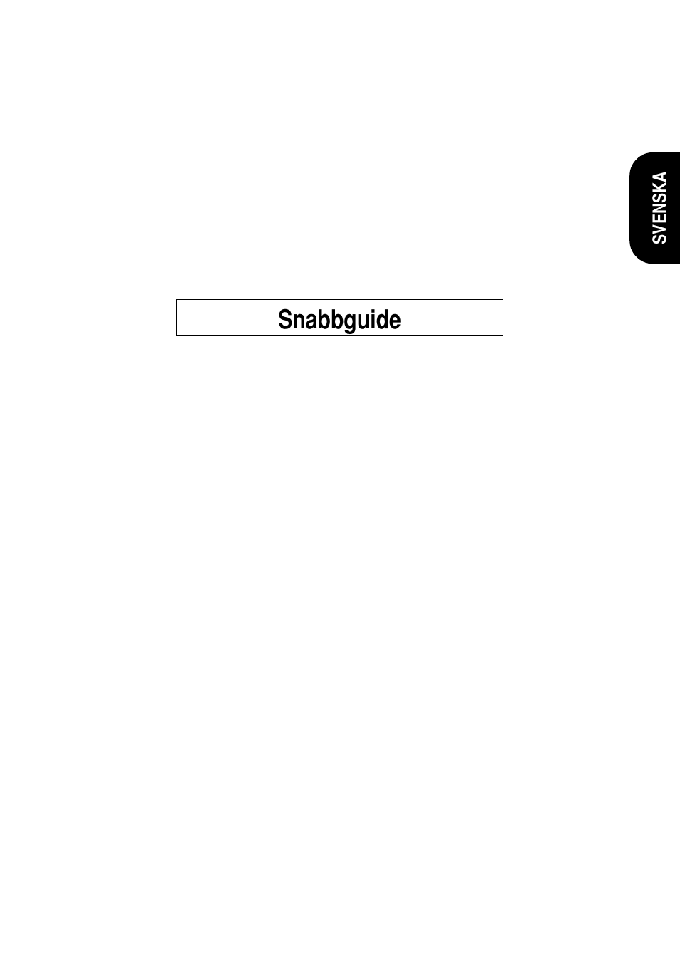 Snabbguide | Brother PT-9200DX User Manual | Page 41 / 156