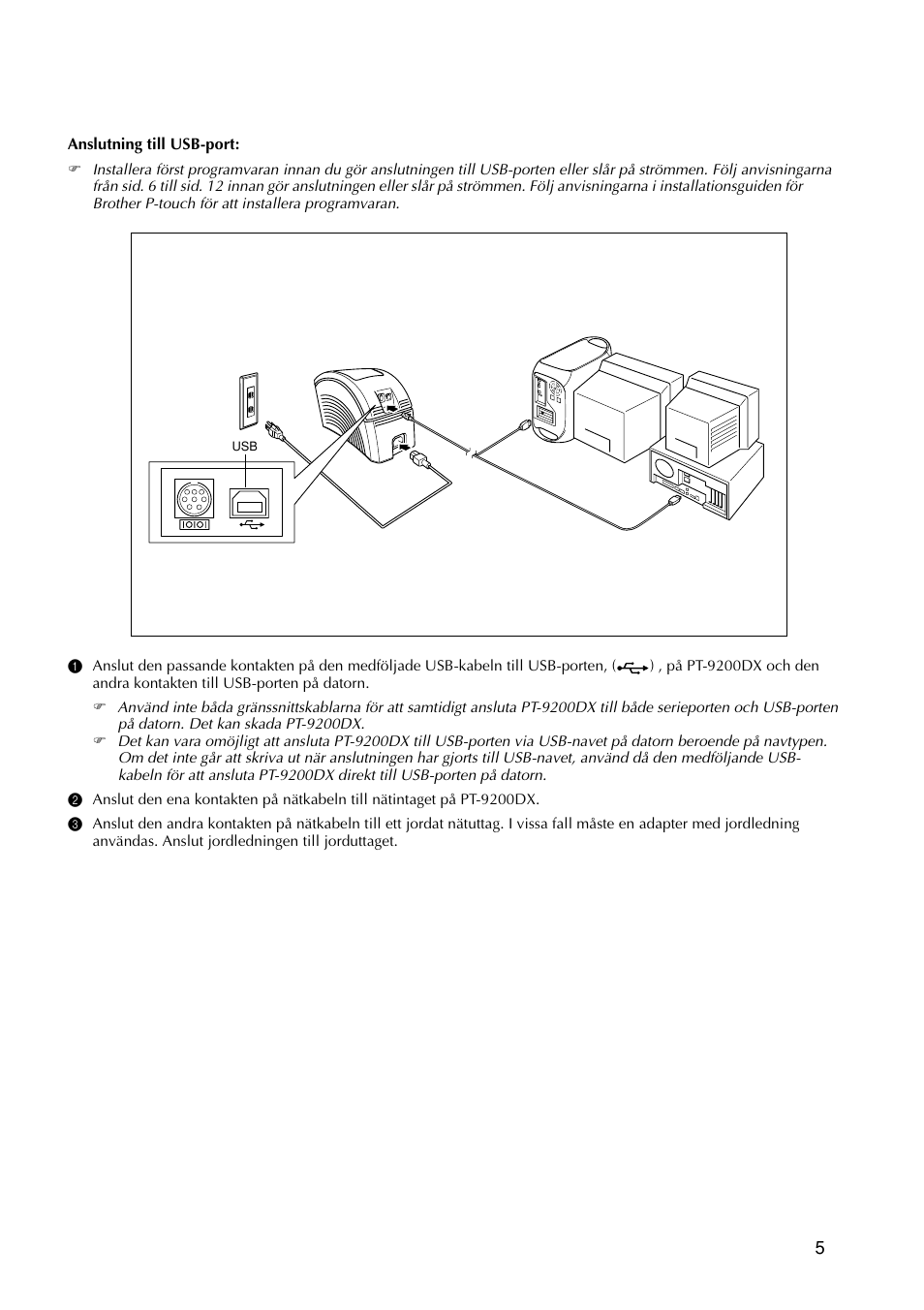 Brother PT-9200DX User Manual | Page 47 / 156