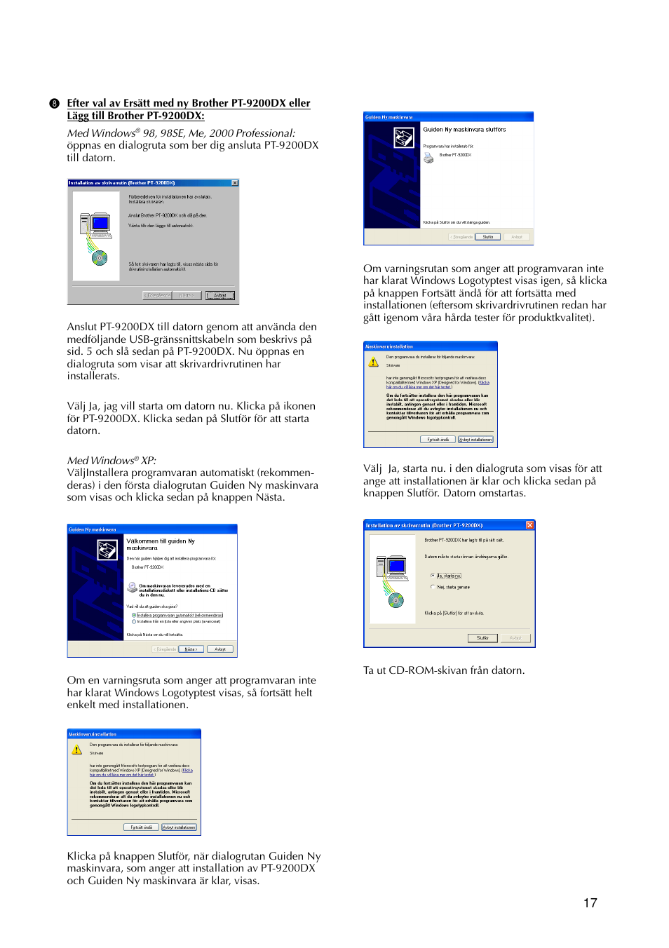 Brother PT-9200DX User Manual | Page 59 / 156