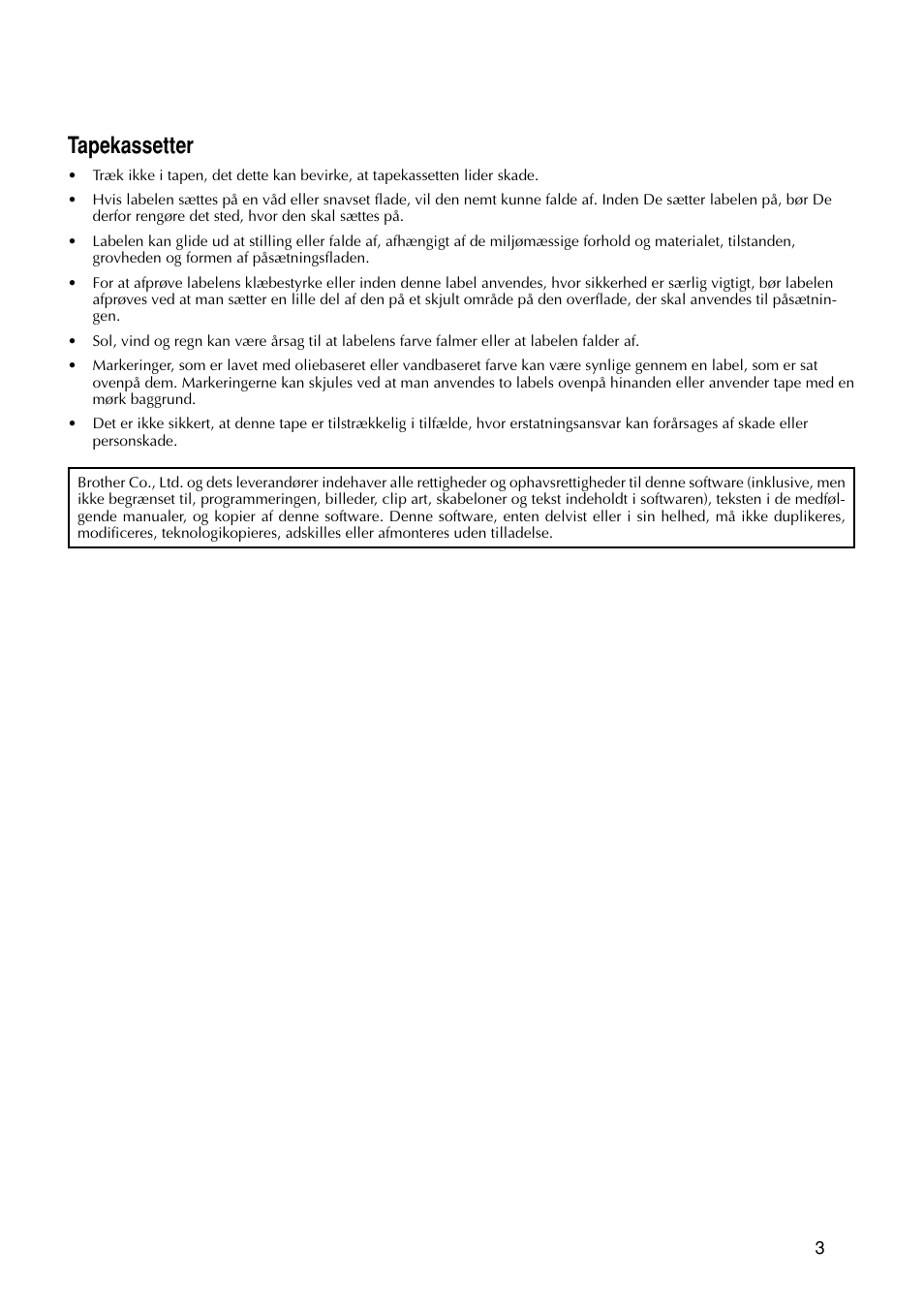 Tapekassetter | Brother PT-9200DX User Manual | Page 83 / 156