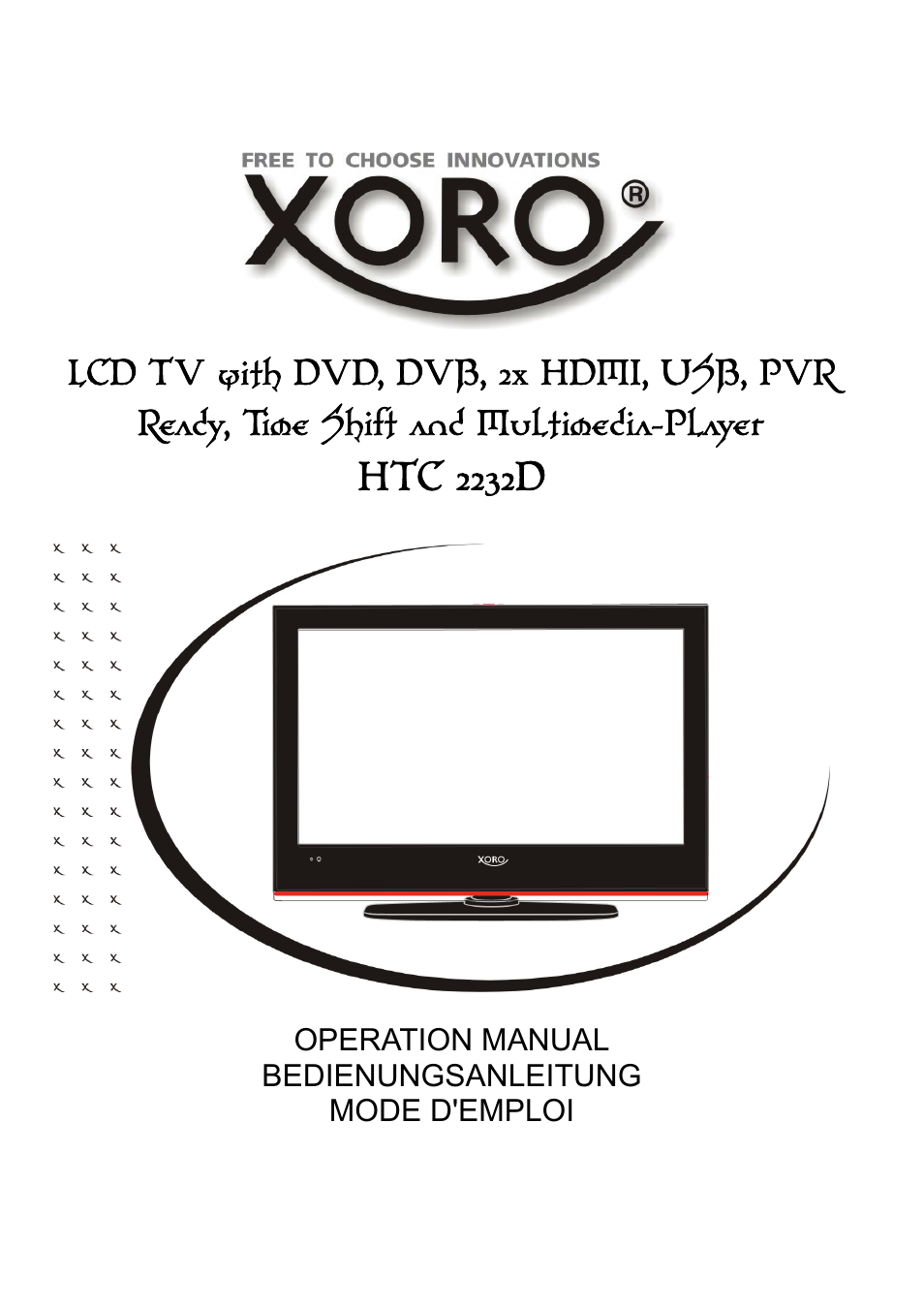 Xoro HTC 2232D User Manual | 198 pages