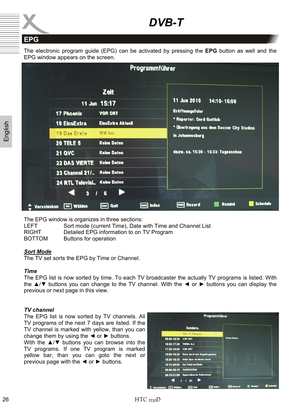 Dvb-t | Xoro HTC 2232D User Manual | Page 92 / 198