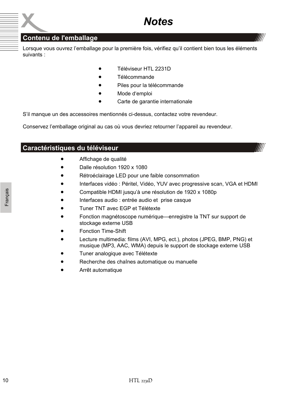 Xoro HTL 2231D User Manual | Page 112 / 154