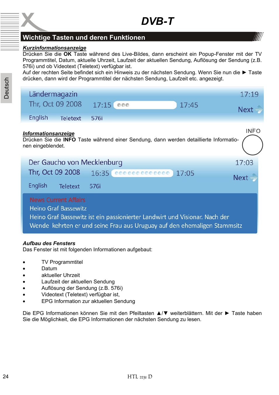 Dvb-t | Xoro HTL 2231D User Manual | Page 24 / 154