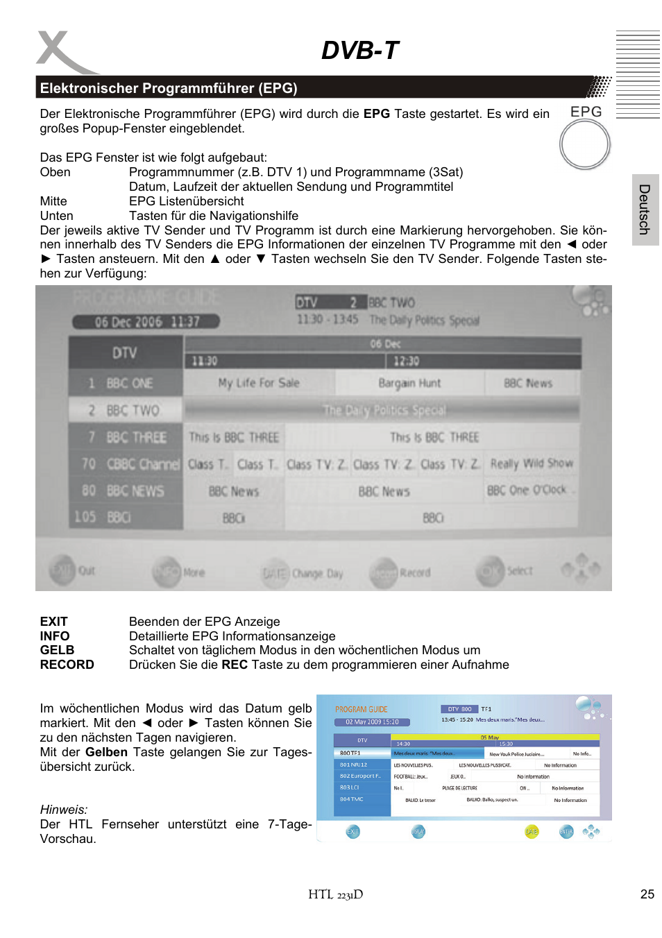 Dvb-t | Xoro HTL 2231D User Manual | Page 25 / 154