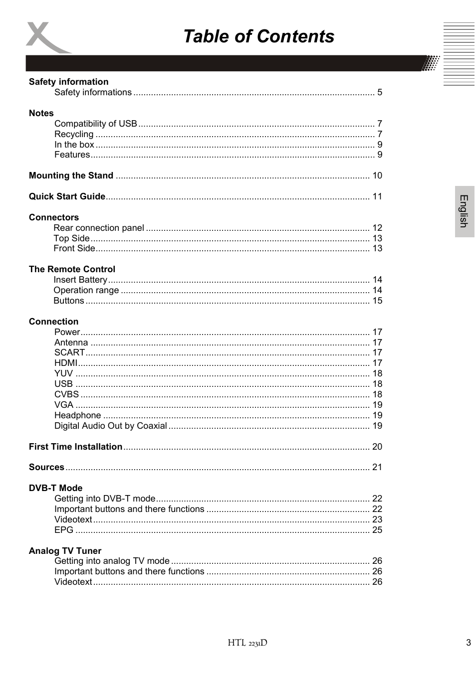 Xoro HTL 2231D User Manual | Page 55 / 154