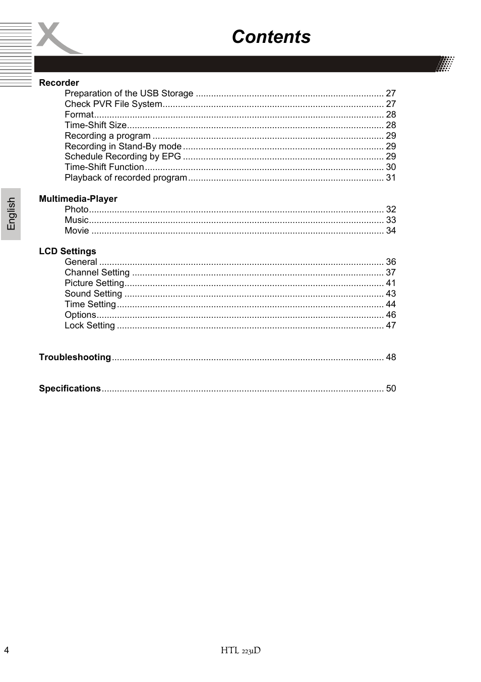 Xoro HTL 2231D User Manual | Page 56 / 154