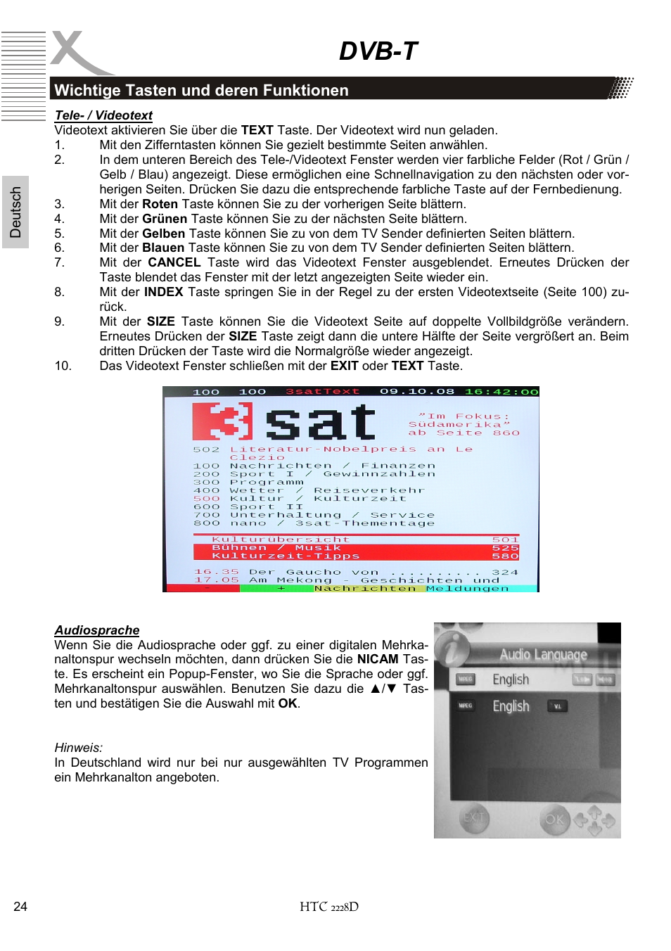 Dvb-t | Xoro HTC 2228D User Manual | Page 24 / 174