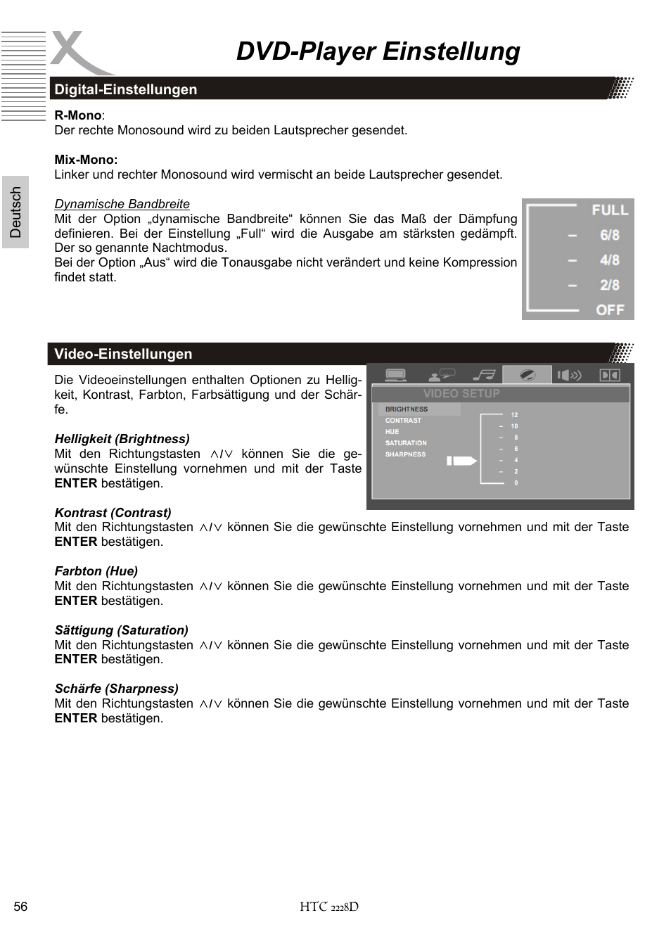 Dvd-player einstellung | Xoro HTC 2228D User Manual | Page 56 / 174