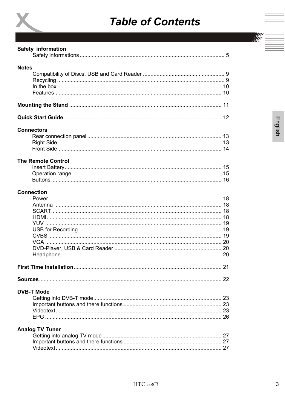 Xoro HTC 2228D User Manual | Page 63 / 174