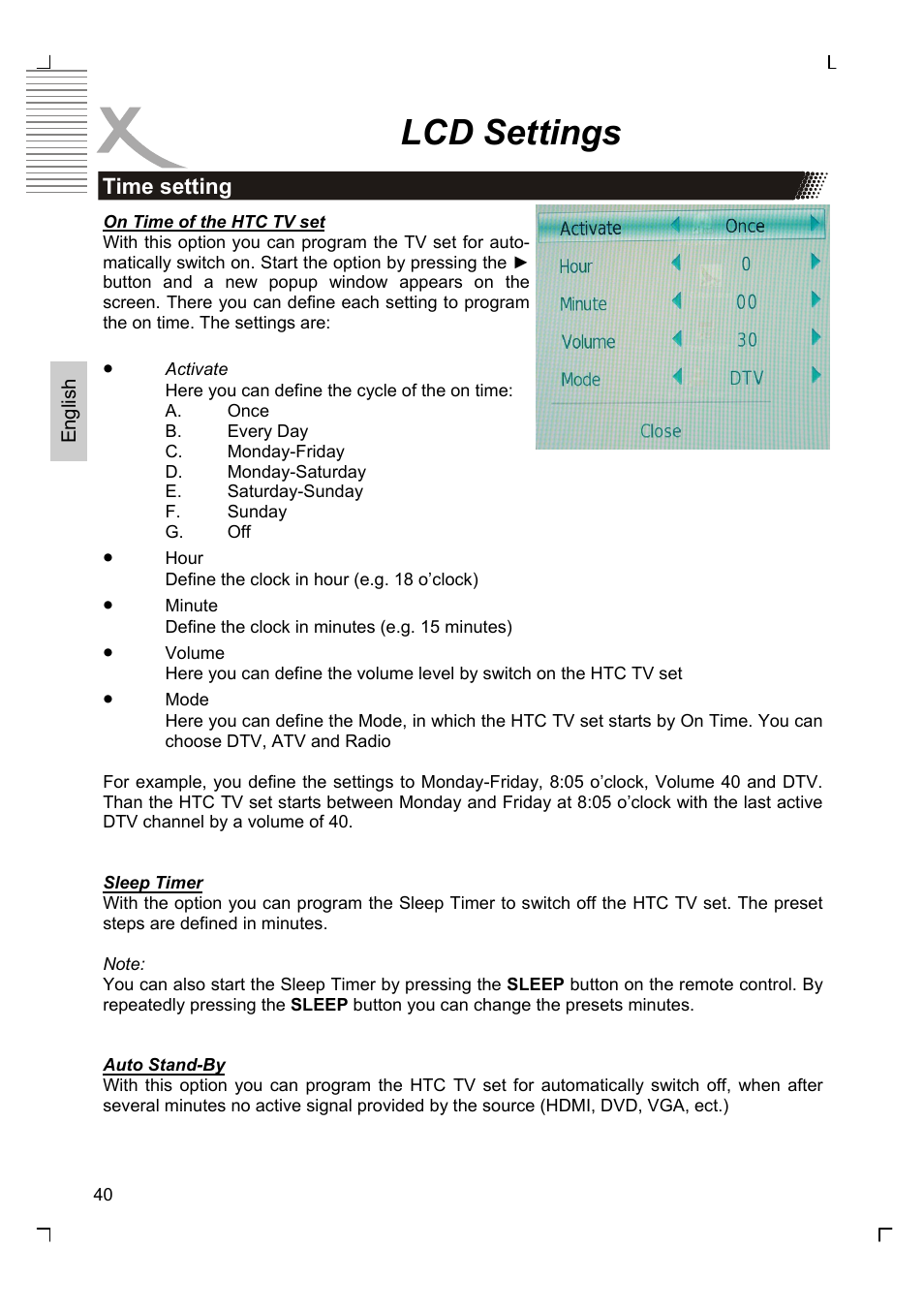 Lcd settings | Xoro HTC 1926D User Manual | Page 102 / 304