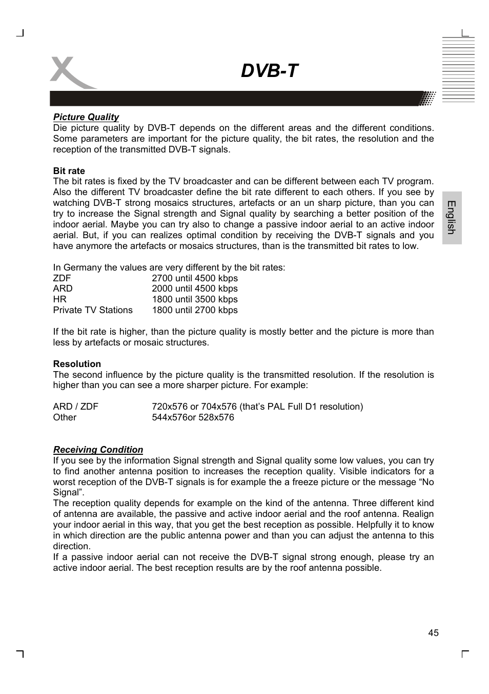 Dvb-t | Xoro HTC 1926D User Manual | Page 107 / 304