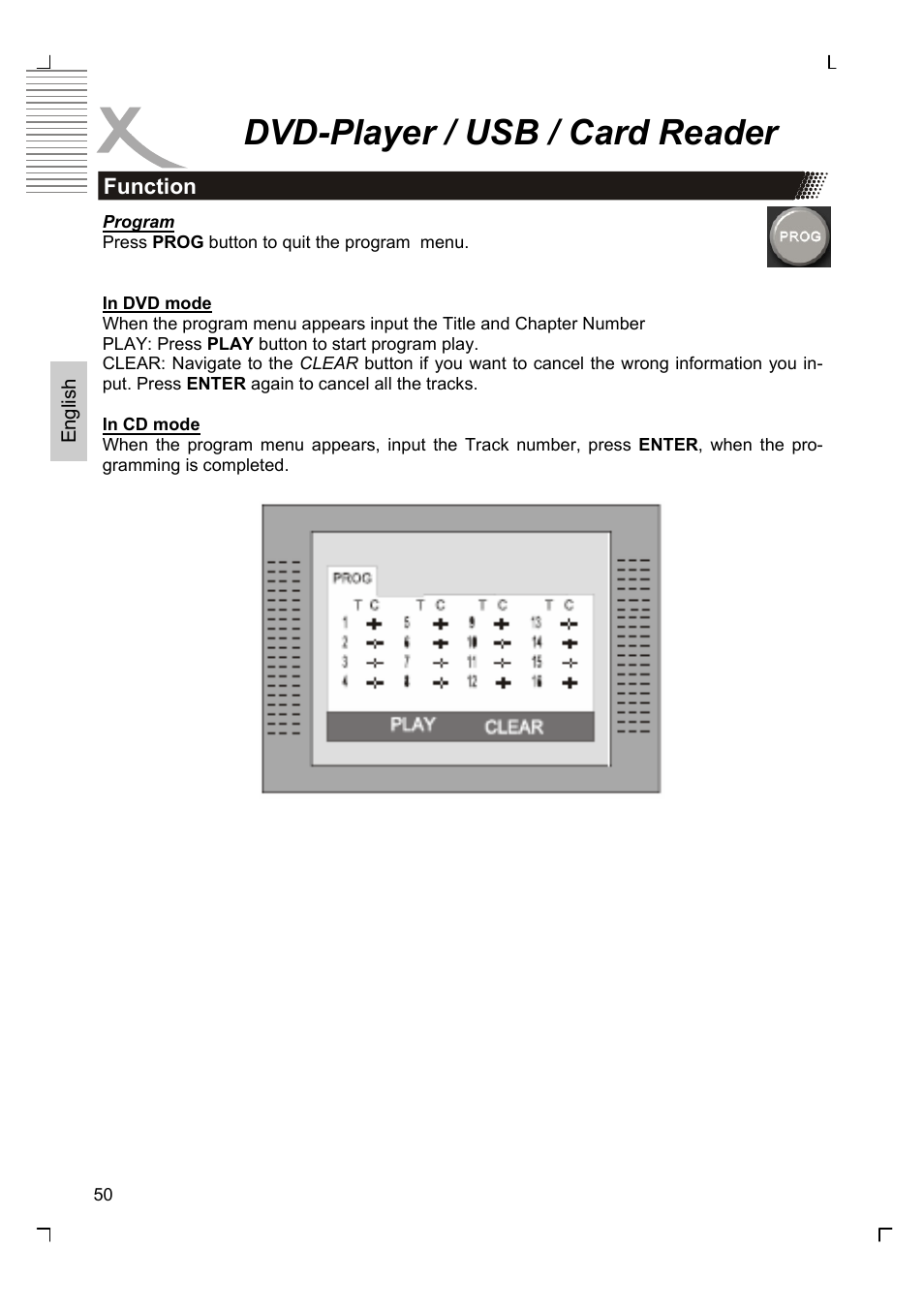 Dvd-player / usb / card reader | Xoro HTC 1926D User Manual | Page 112 / 304