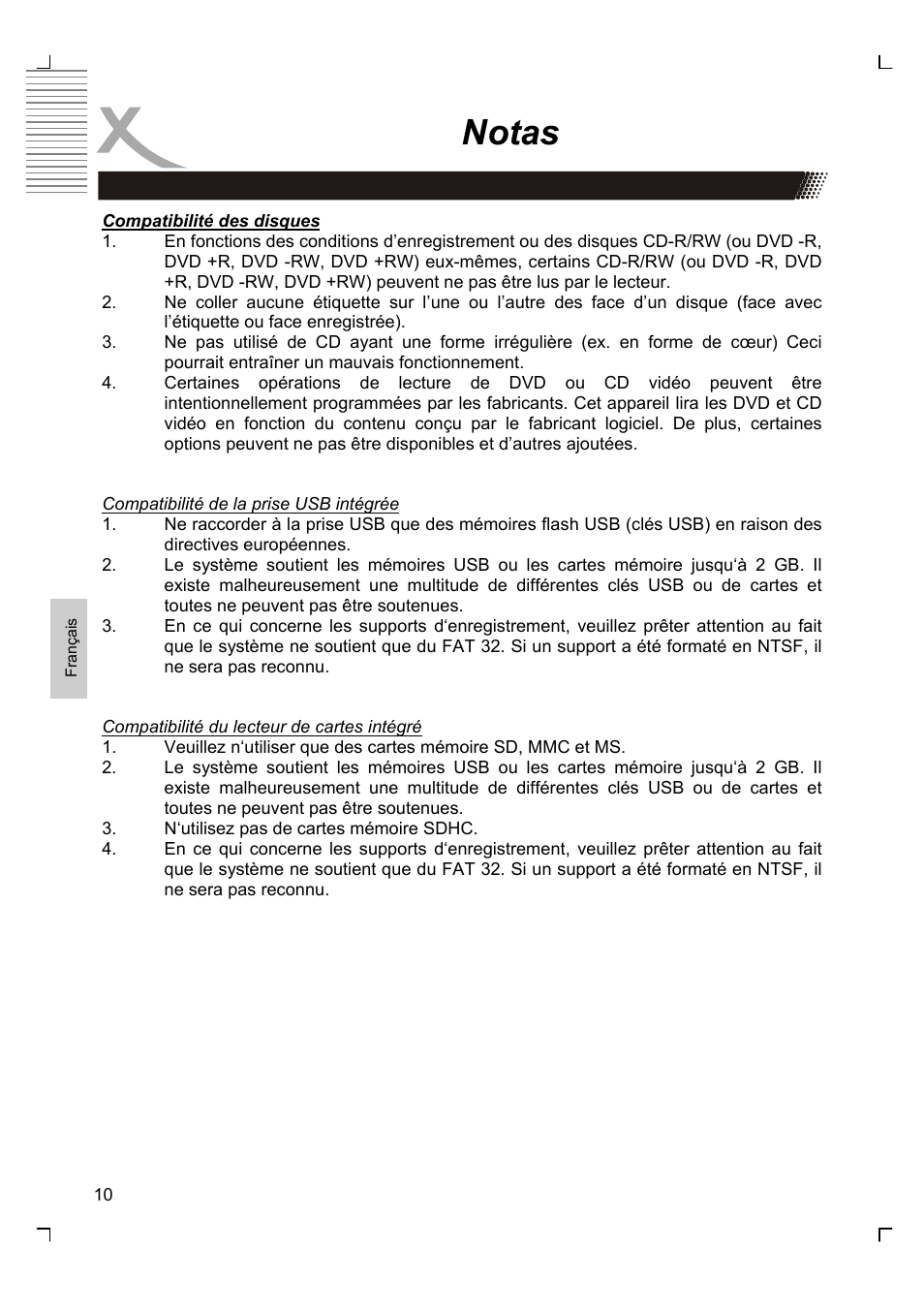 Notas | Xoro HTC 1926D User Manual | Page 192 / 304