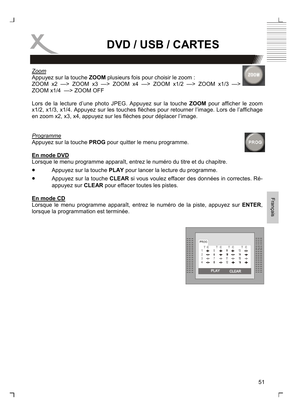 Dvd / usb / cartes | Xoro HTC 1926D User Manual | Page 233 / 304