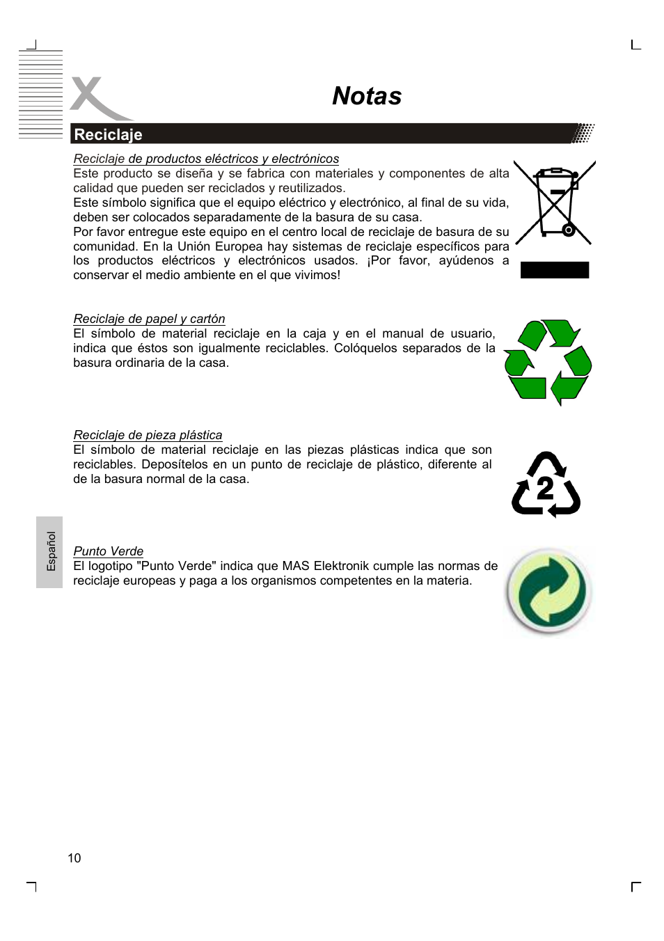 Notas | Xoro HTC 1926D User Manual | Page 252 / 304