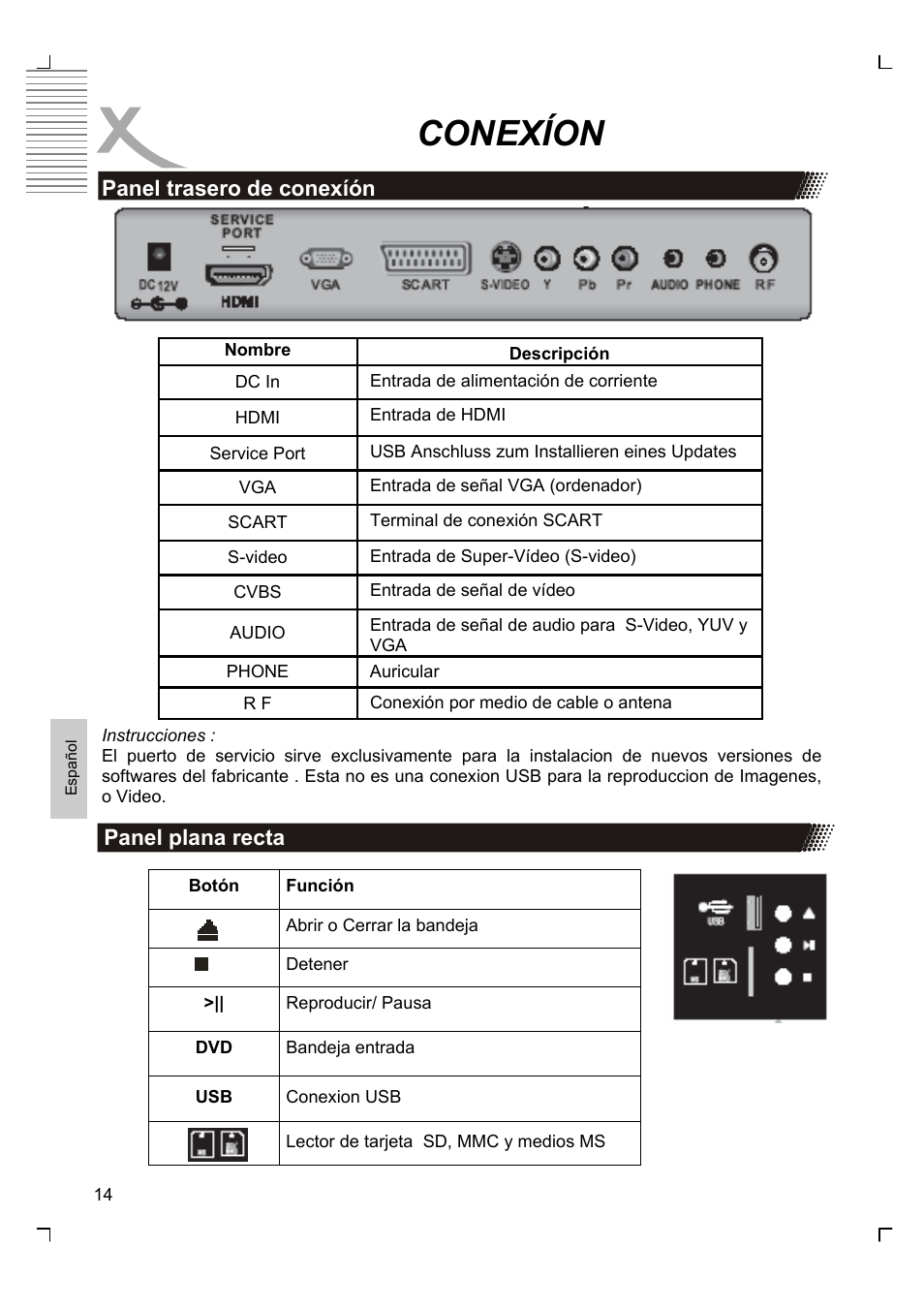 Conexíon | Xoro HTC 1926D User Manual | Page 256 / 304