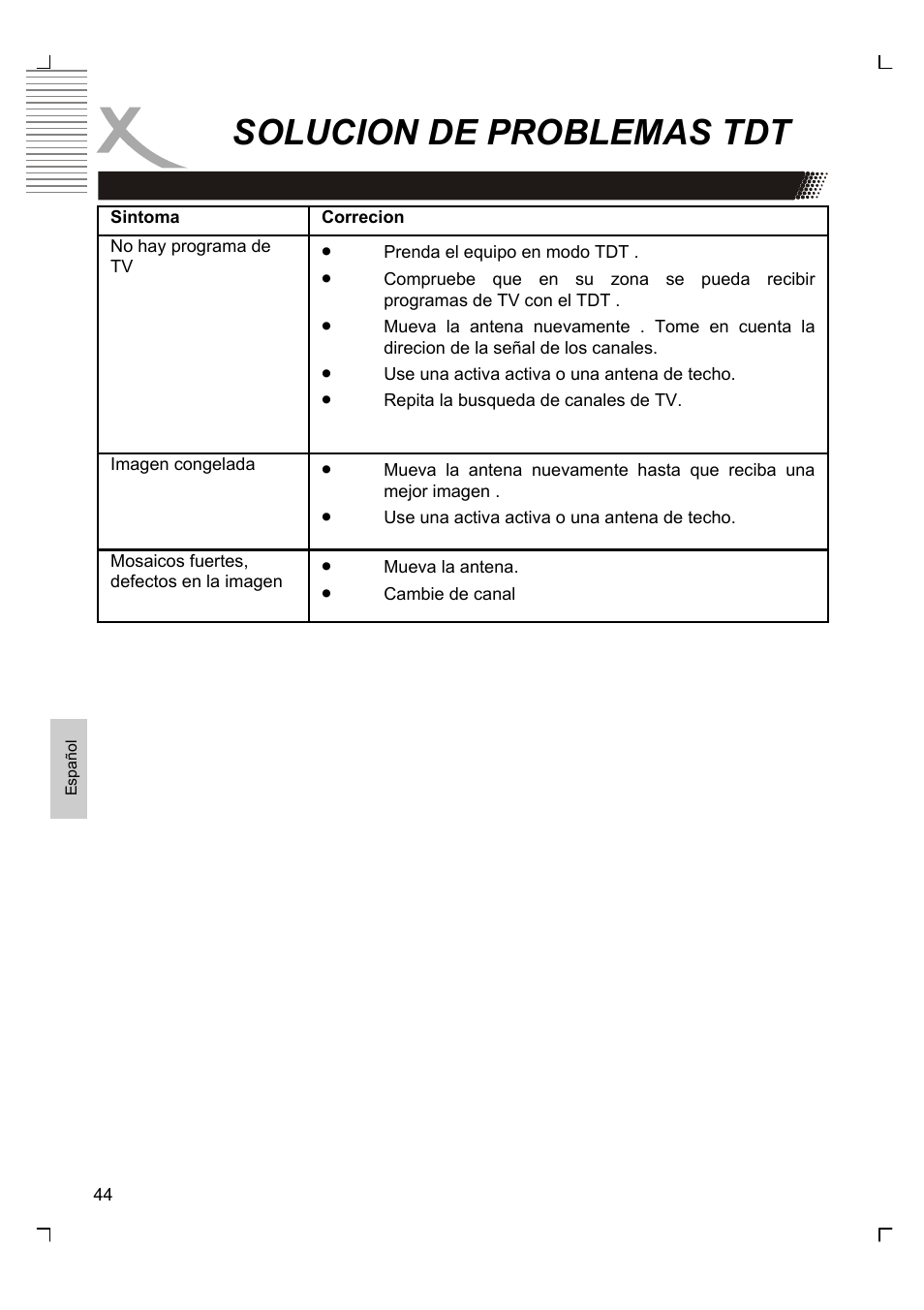 Solucion de problemas tdt | Xoro HTC 1926D User Manual | Page 286 / 304