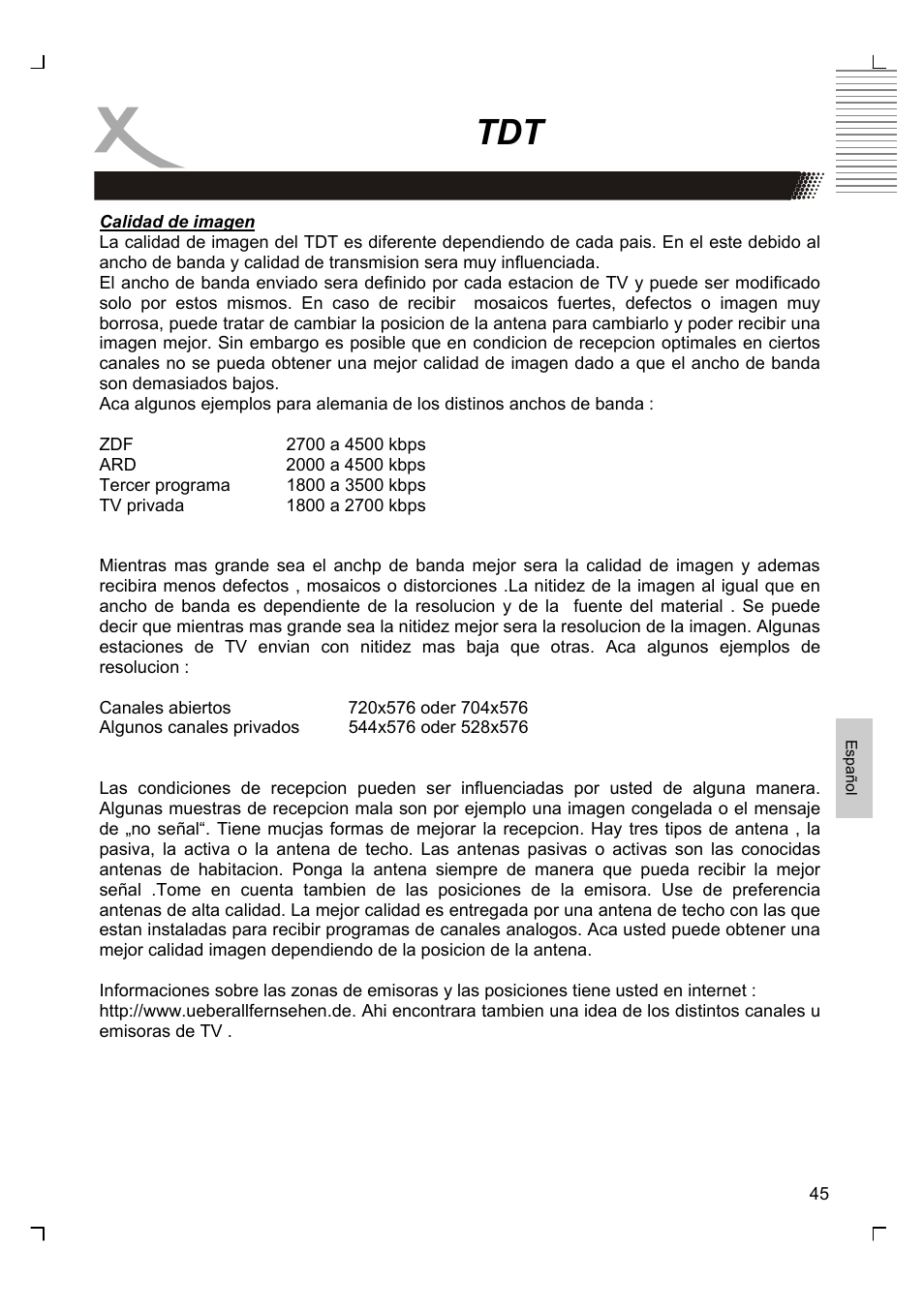 Xoro HTC 1926D User Manual | Page 287 / 304
