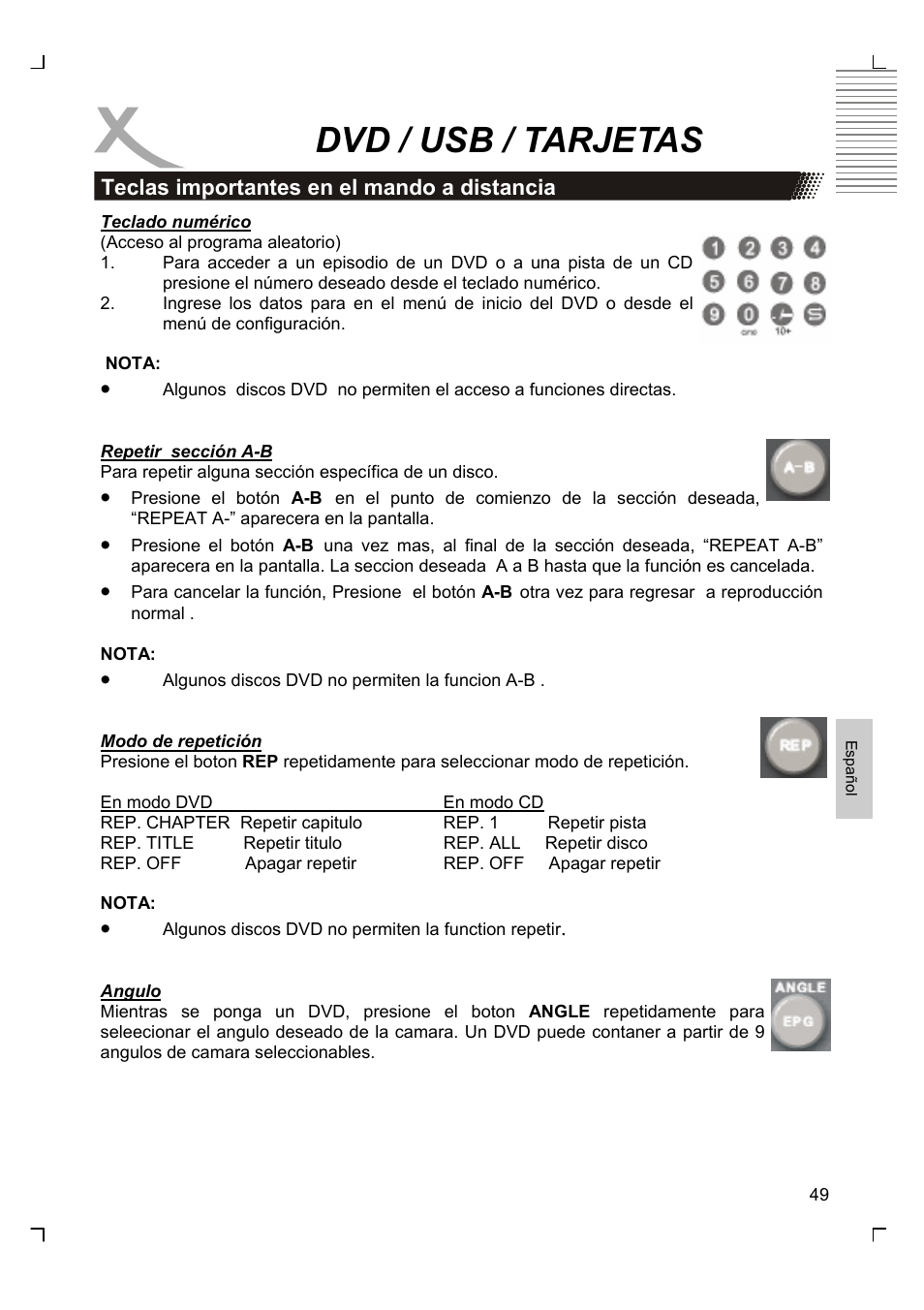 Dvd / usb / tarjetas | Xoro HTC 1926D User Manual | Page 291 / 304