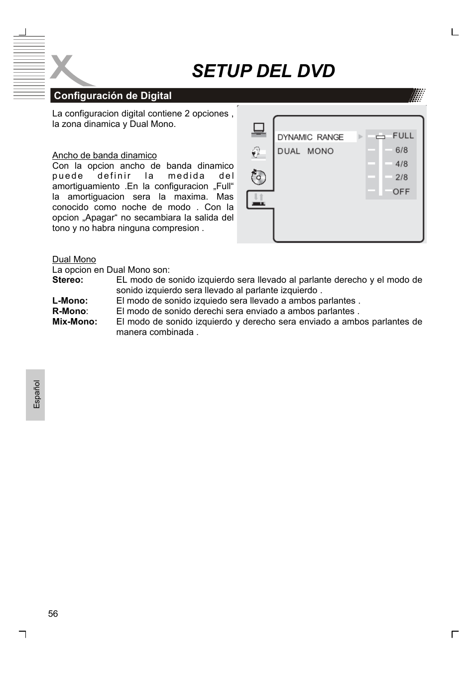 Setup del dvd | Xoro HTC 1926D User Manual | Page 298 / 304