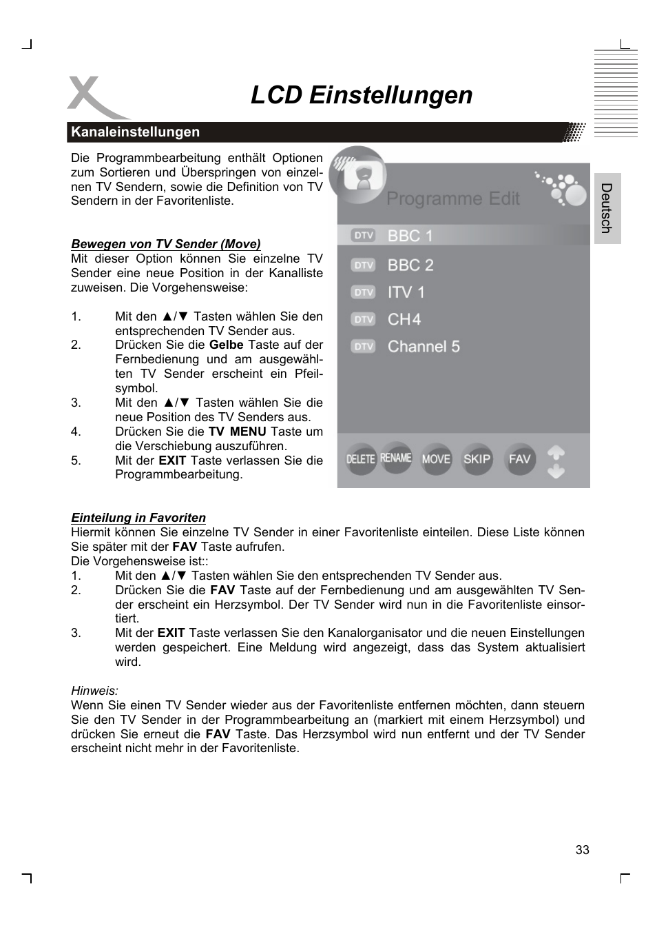 Lcd einstellungen | Xoro HTC 1926D User Manual | Page 33 / 304