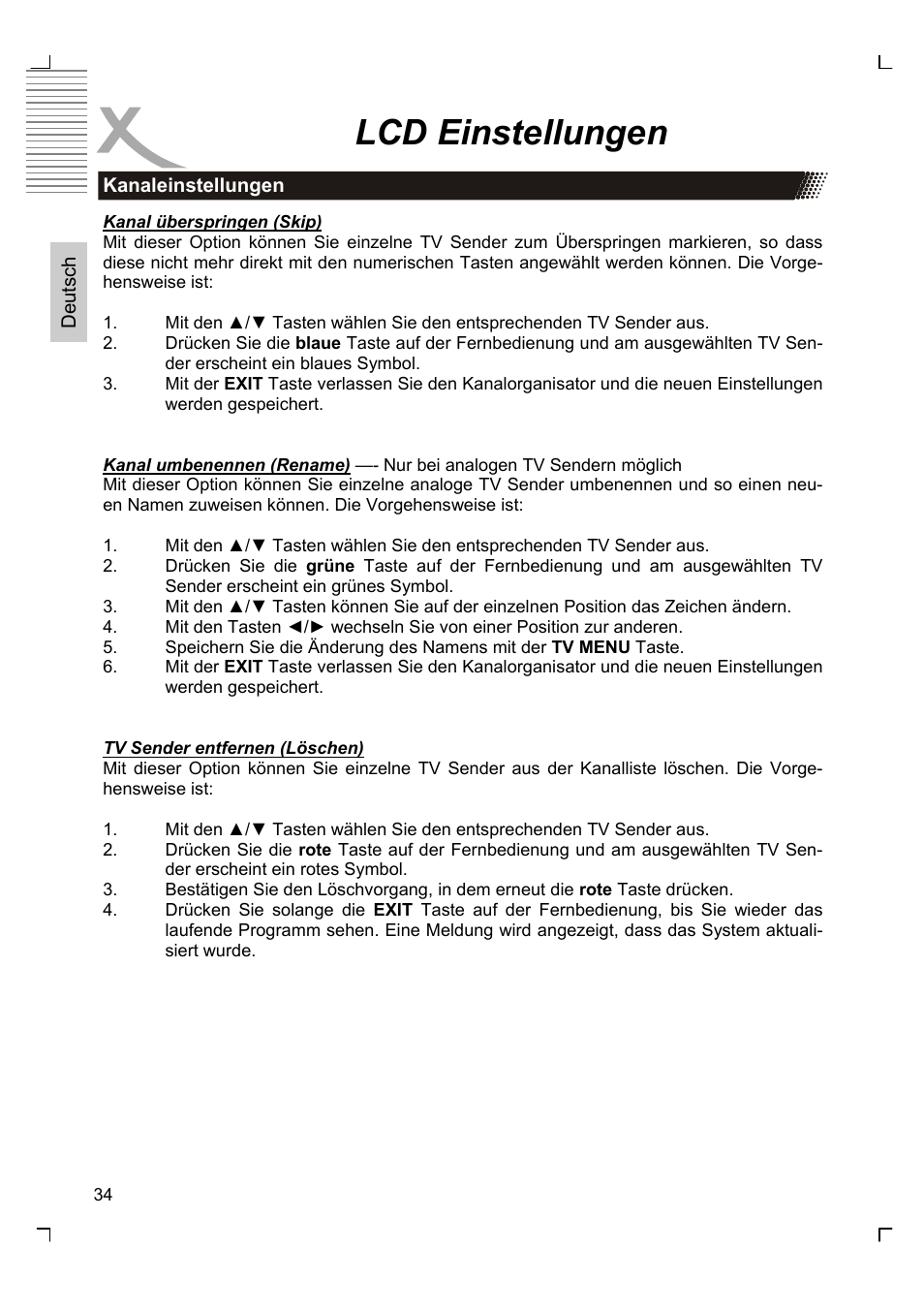 Lcd einstellungen | Xoro HTC 1926D User Manual | Page 34 / 304