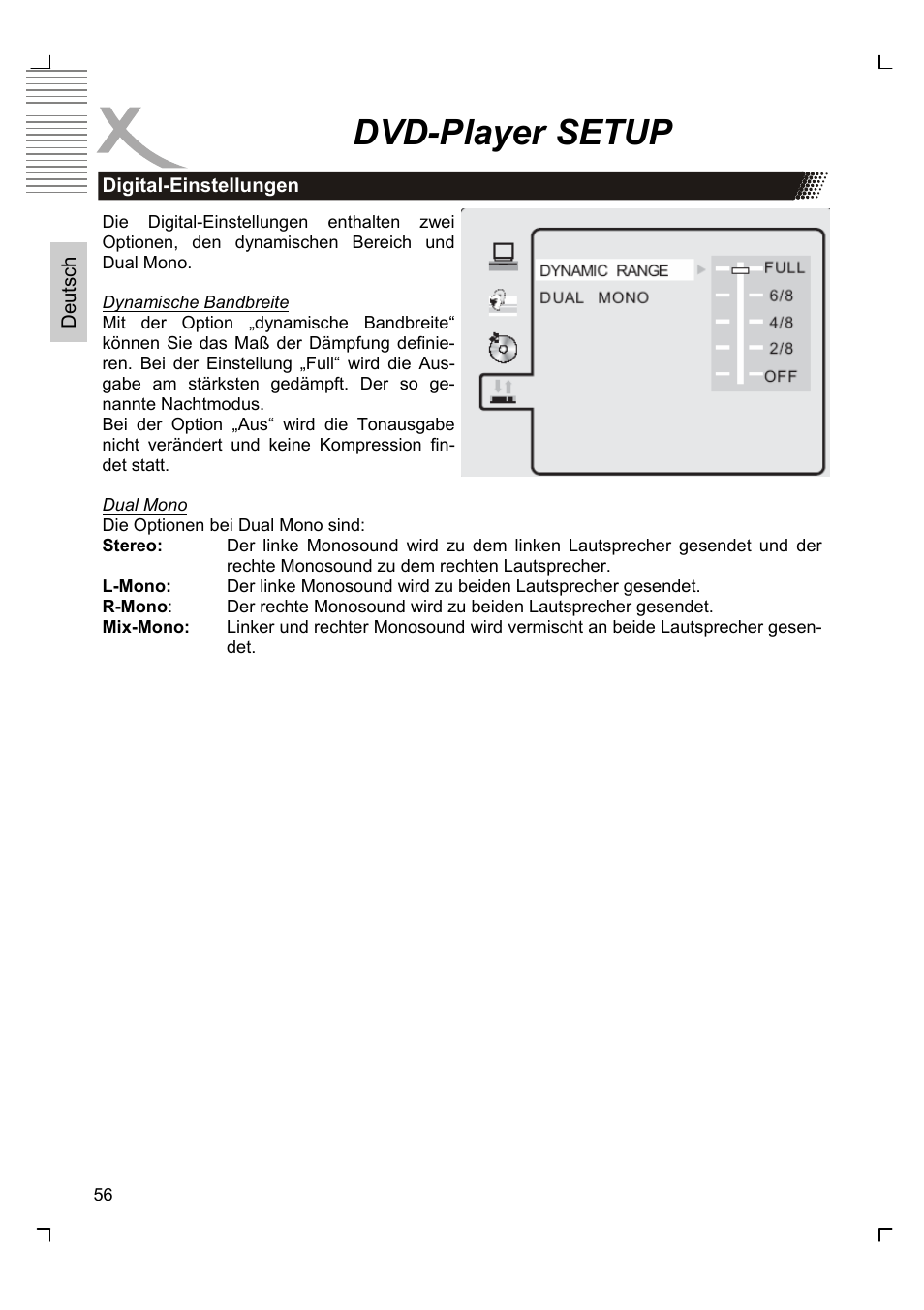 Dvd-player setup | Xoro HTC 1926D User Manual | Page 56 / 304