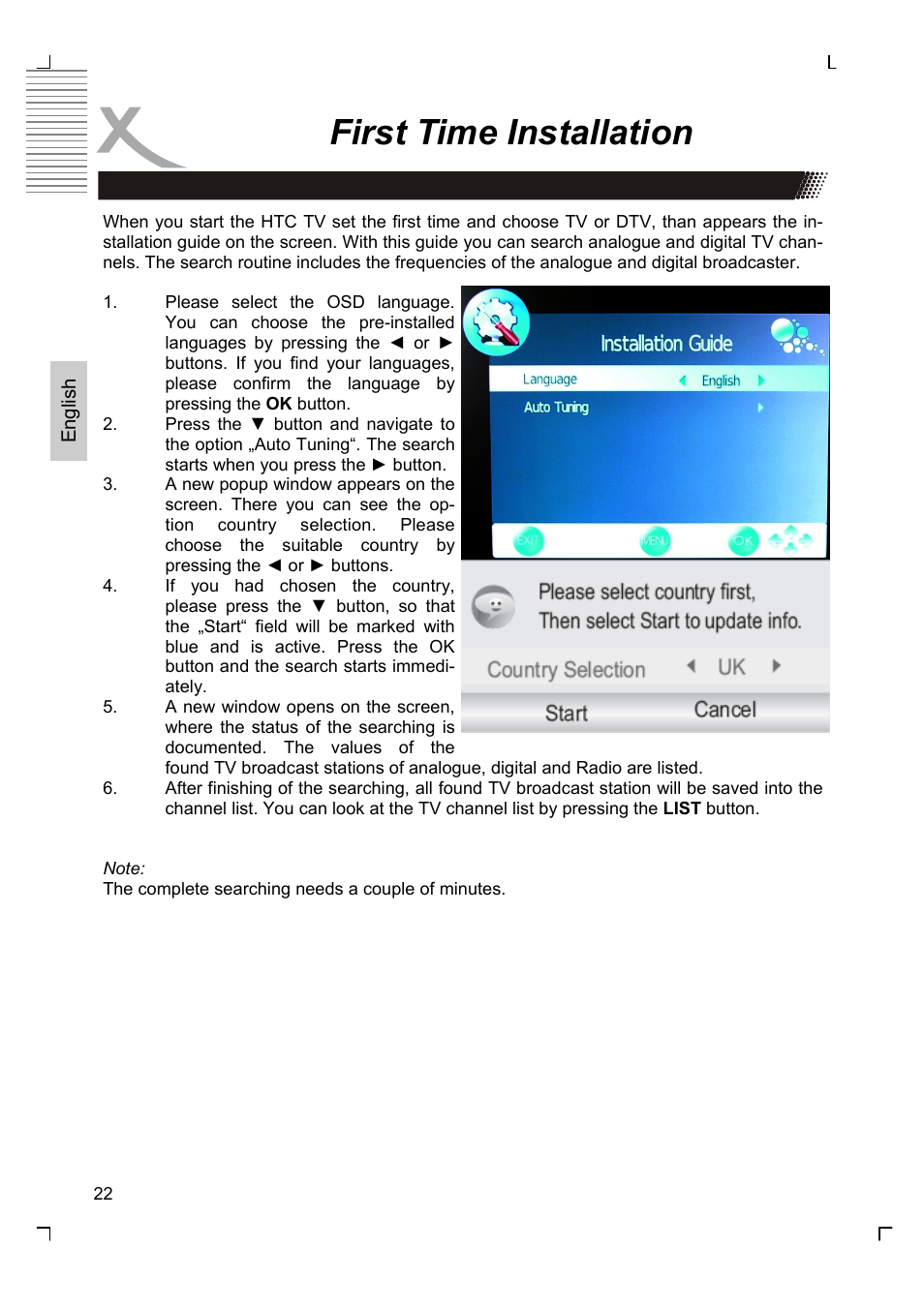 First time installation | Xoro HTC 1926D User Manual | Page 84 / 304
