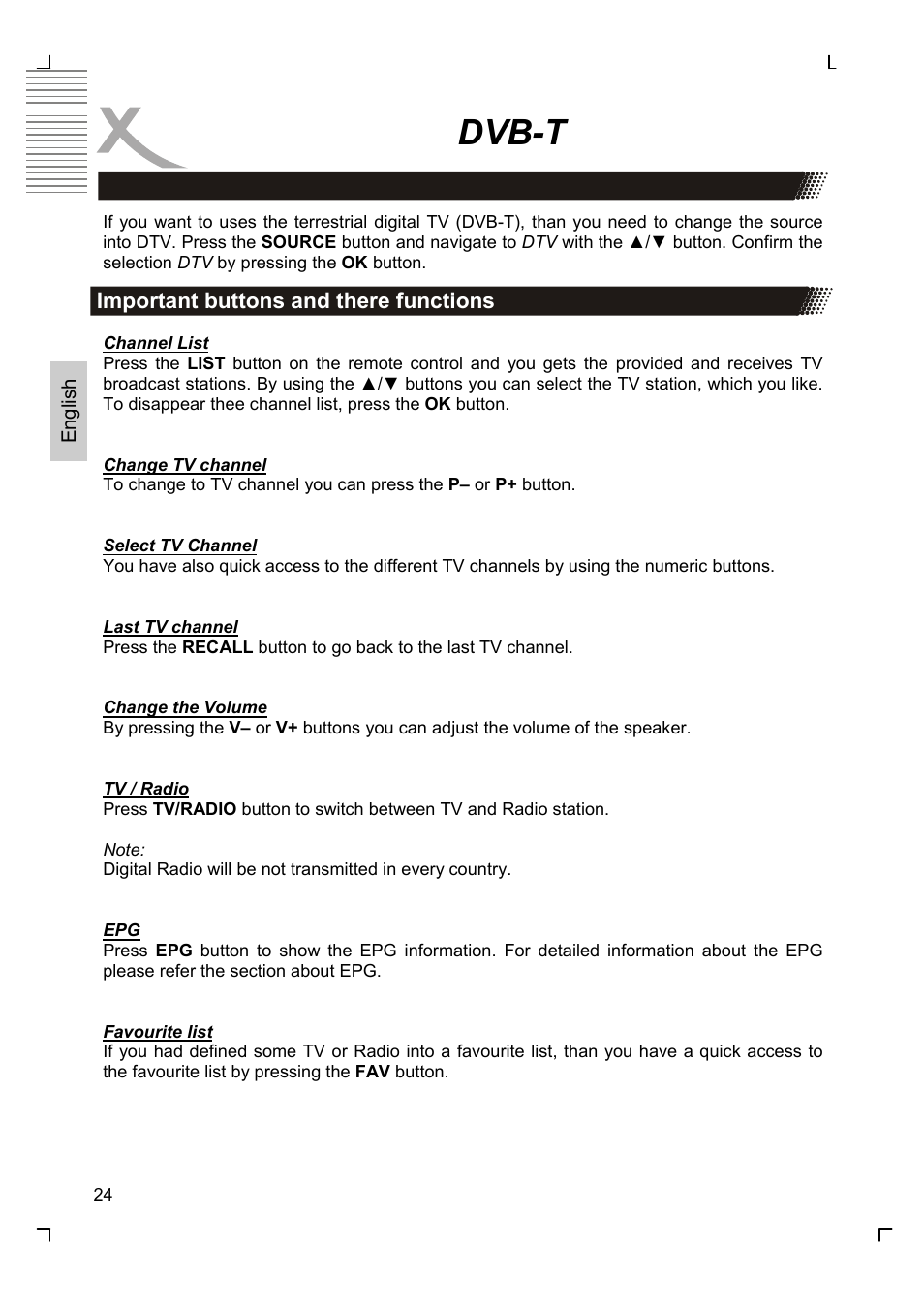 Dvb-t | Xoro HTC 1926D User Manual | Page 86 / 304