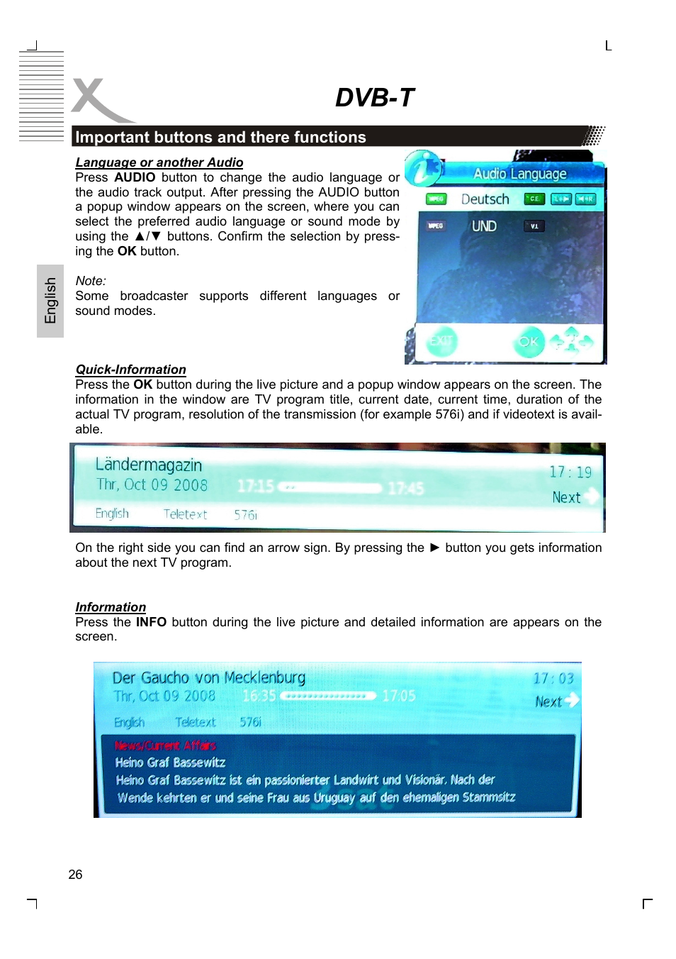 Dvb-t | Xoro HTC 1926D User Manual | Page 88 / 304