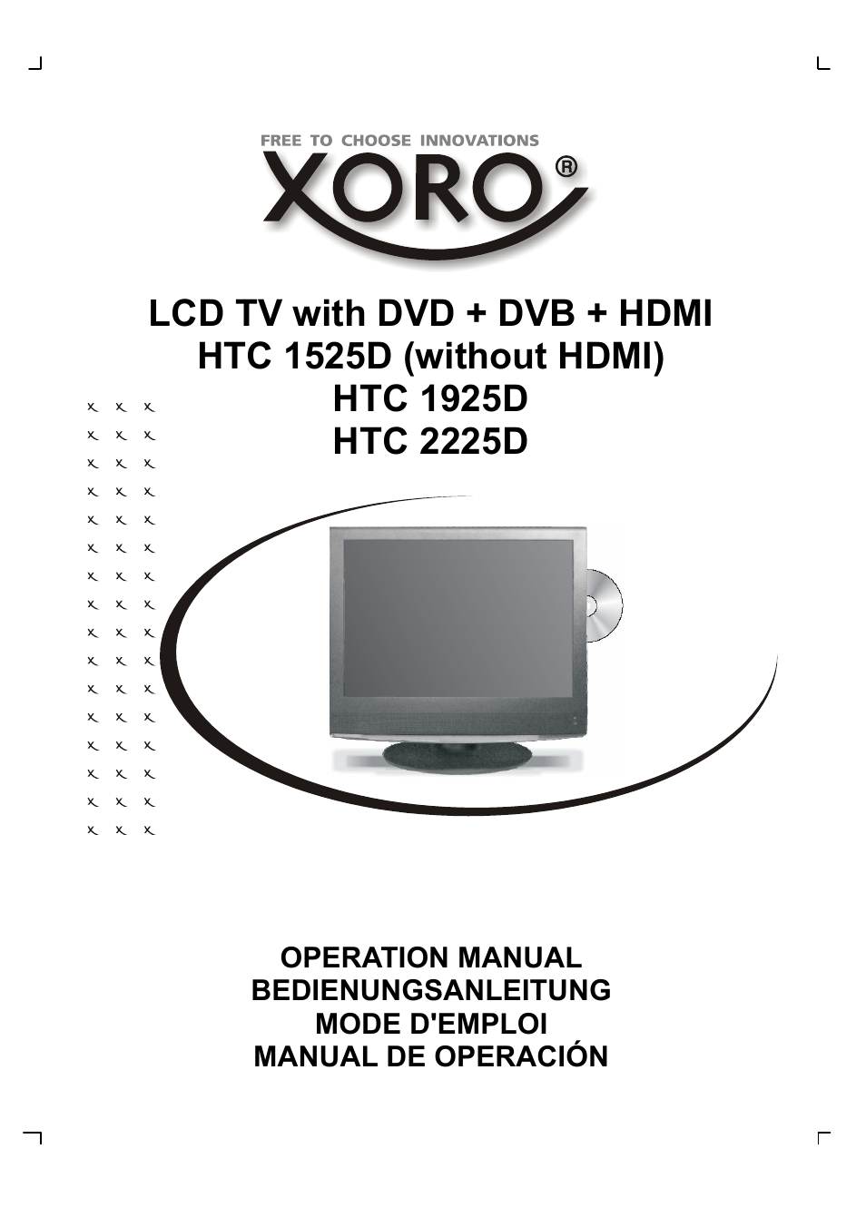 Xoro HTC 1525D User Manual | 213 pages