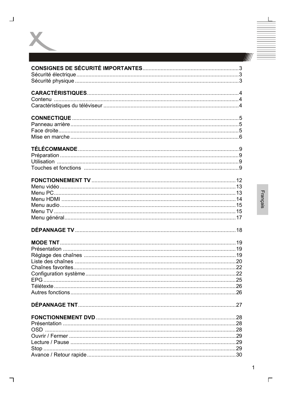 Contenu | Xoro HTC 1525D User Manual | Page 129 / 213