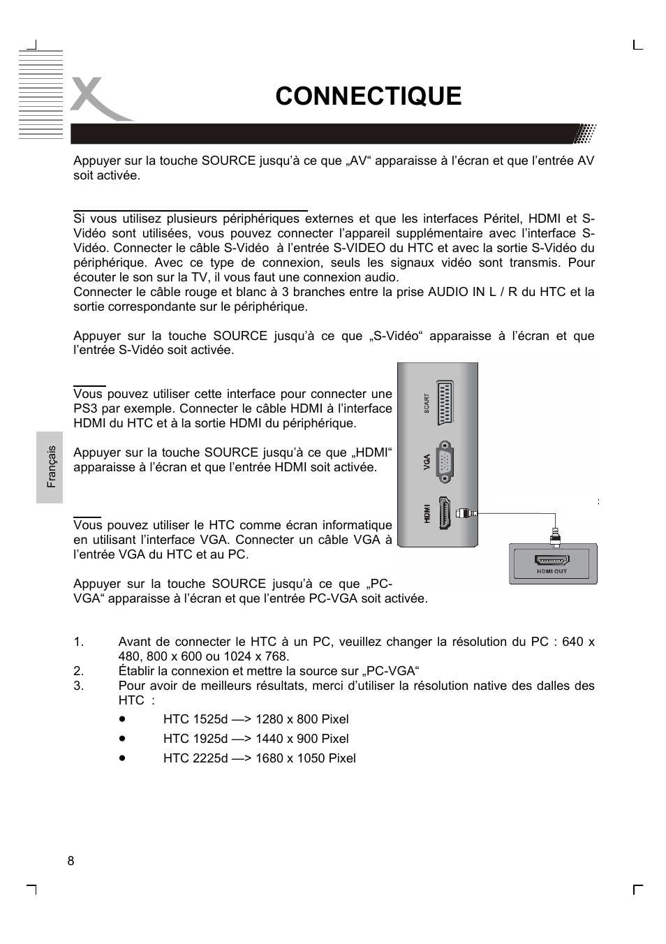Connectique | Xoro HTC 1525D User Manual | Page 136 / 213