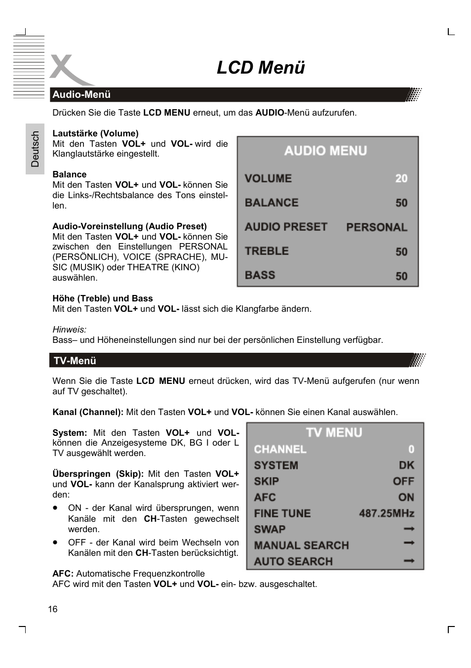 Lcd menü | Xoro HTC 1525D User Manual | Page 16 / 213