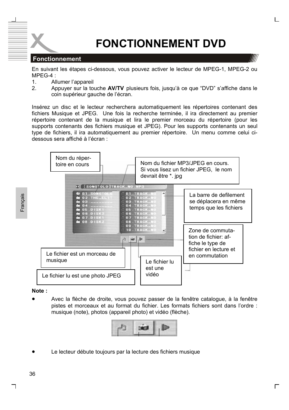 Fonctionnement dvd | Xoro HTC 1525D User Manual | Page 164 / 213