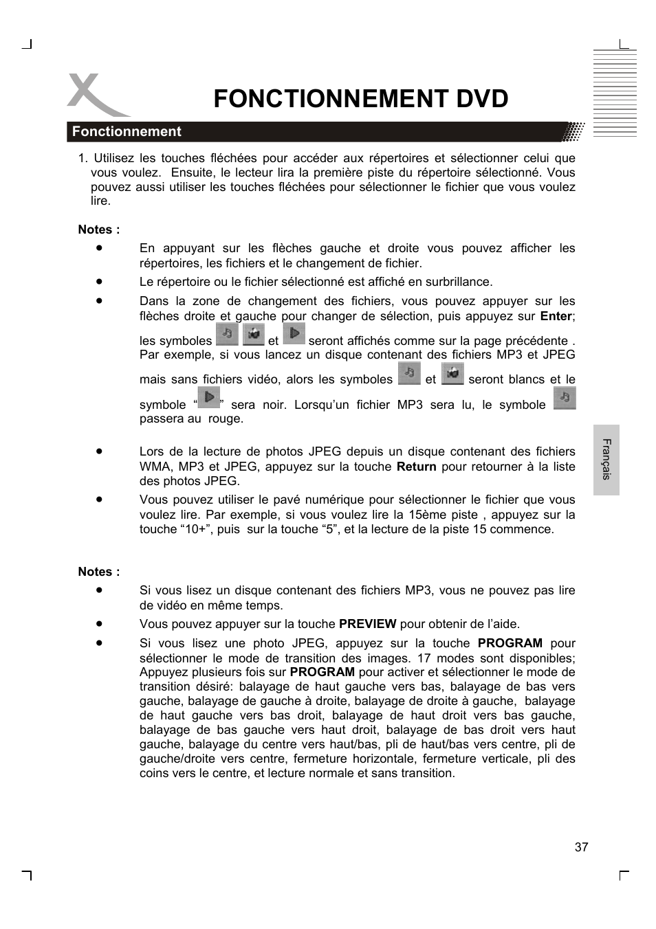 Fonctionnement dvd | Xoro HTC 1525D User Manual | Page 165 / 213